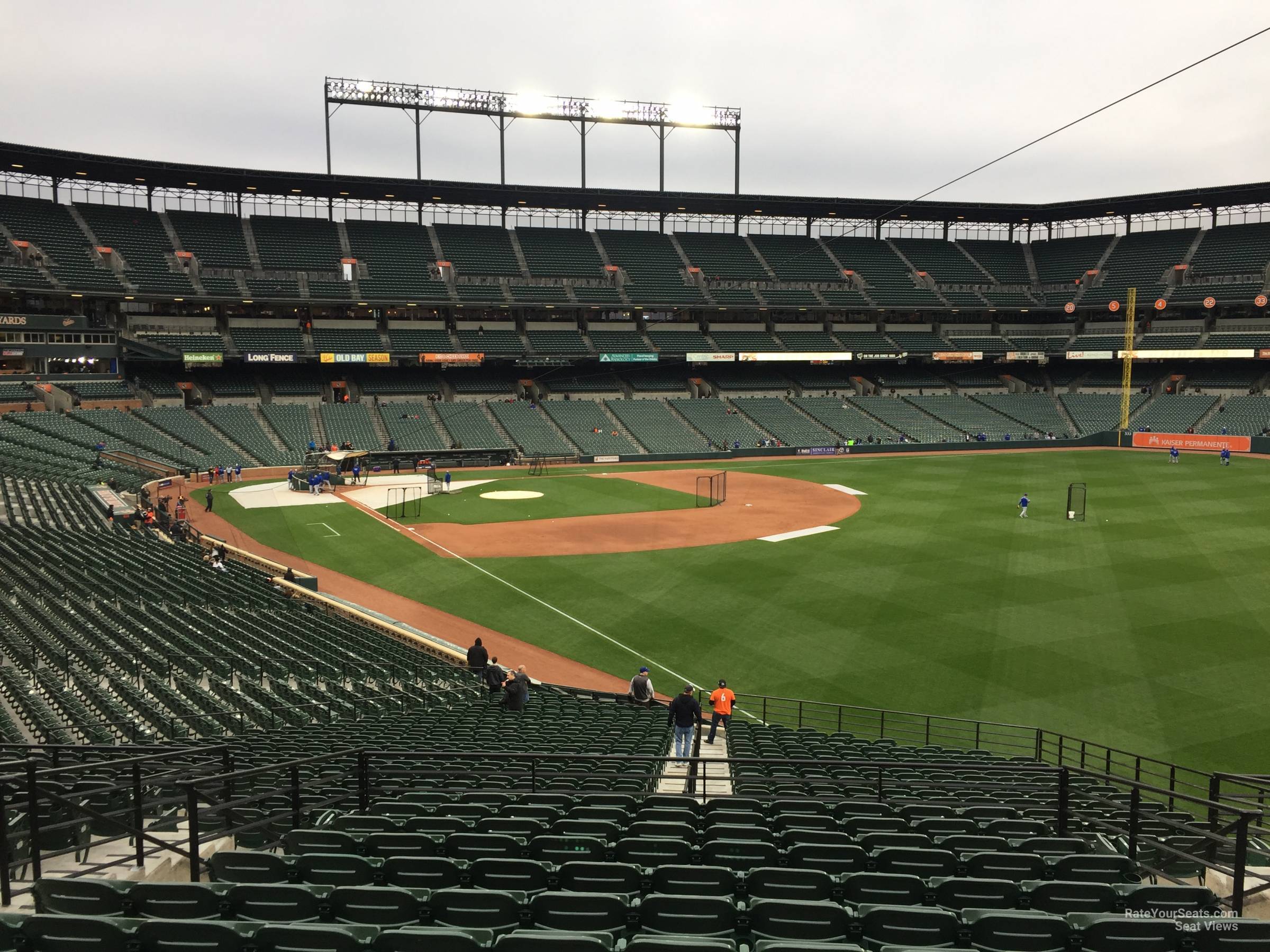section 5, row 13 seat view  - oriole park at camden yards