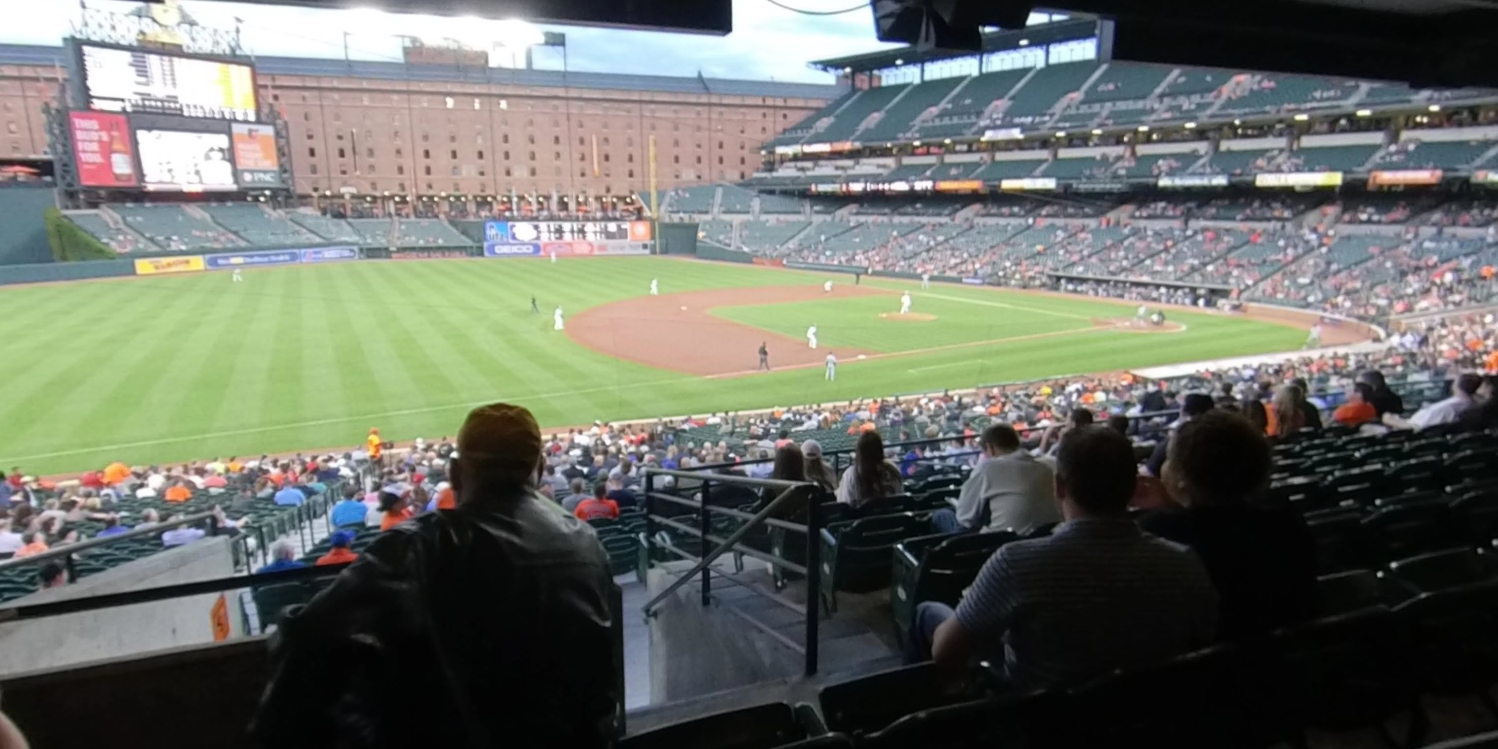 section 59 panoramic seat view  - oriole park
