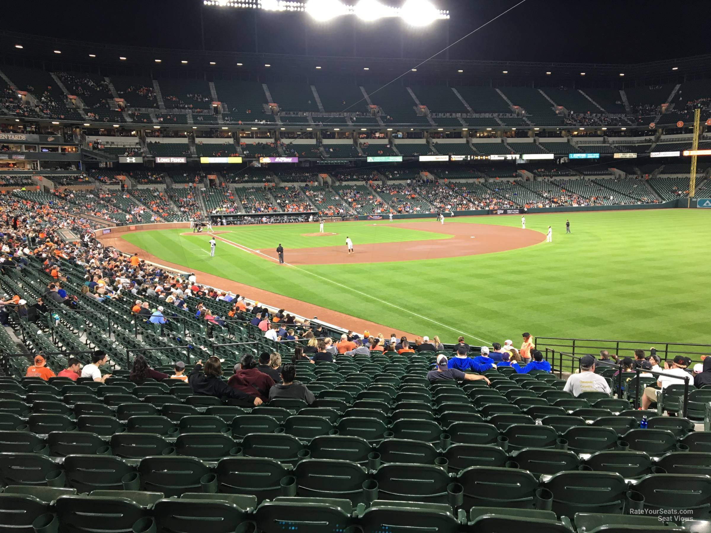 section 6, row 27 seat view  - oriole park
