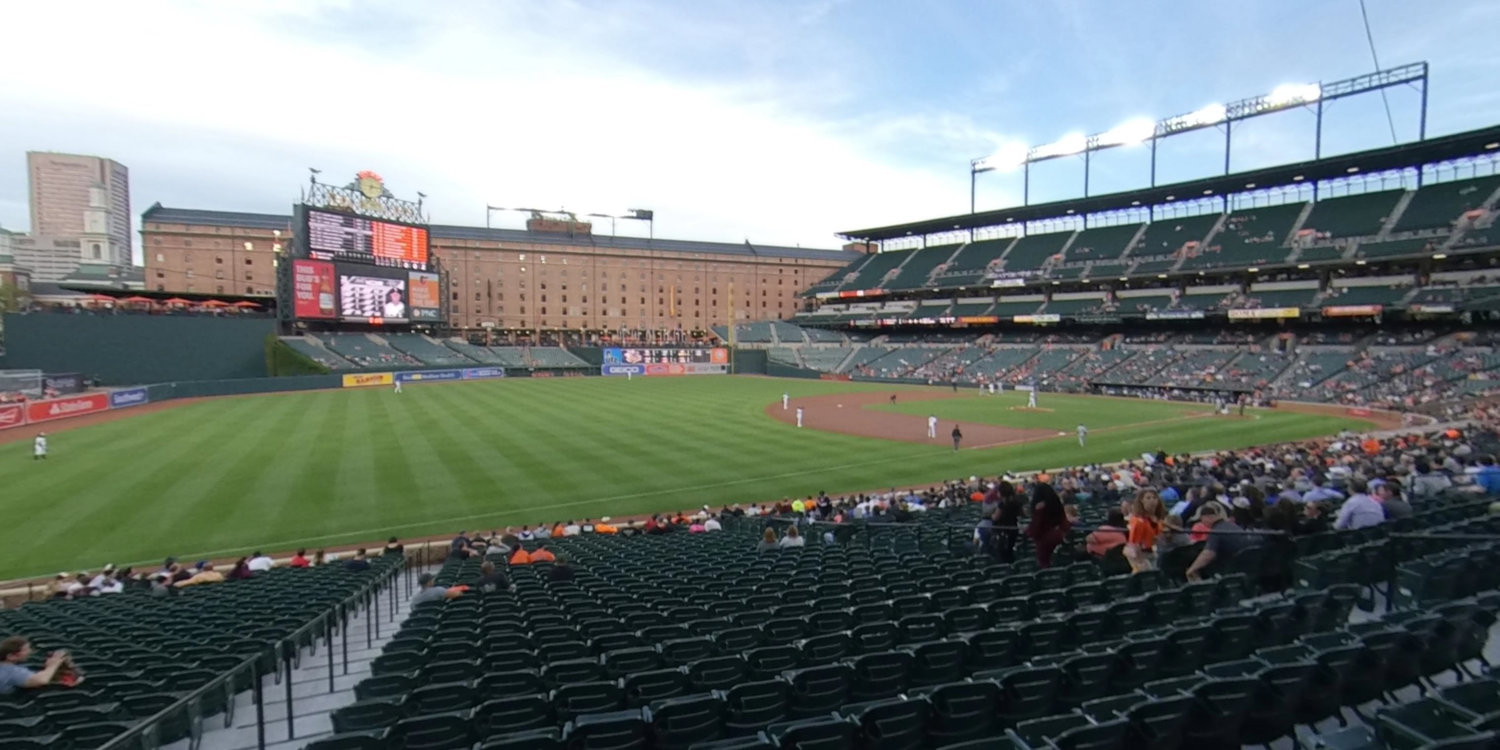 section 64 panoramic seat view  - oriole park
