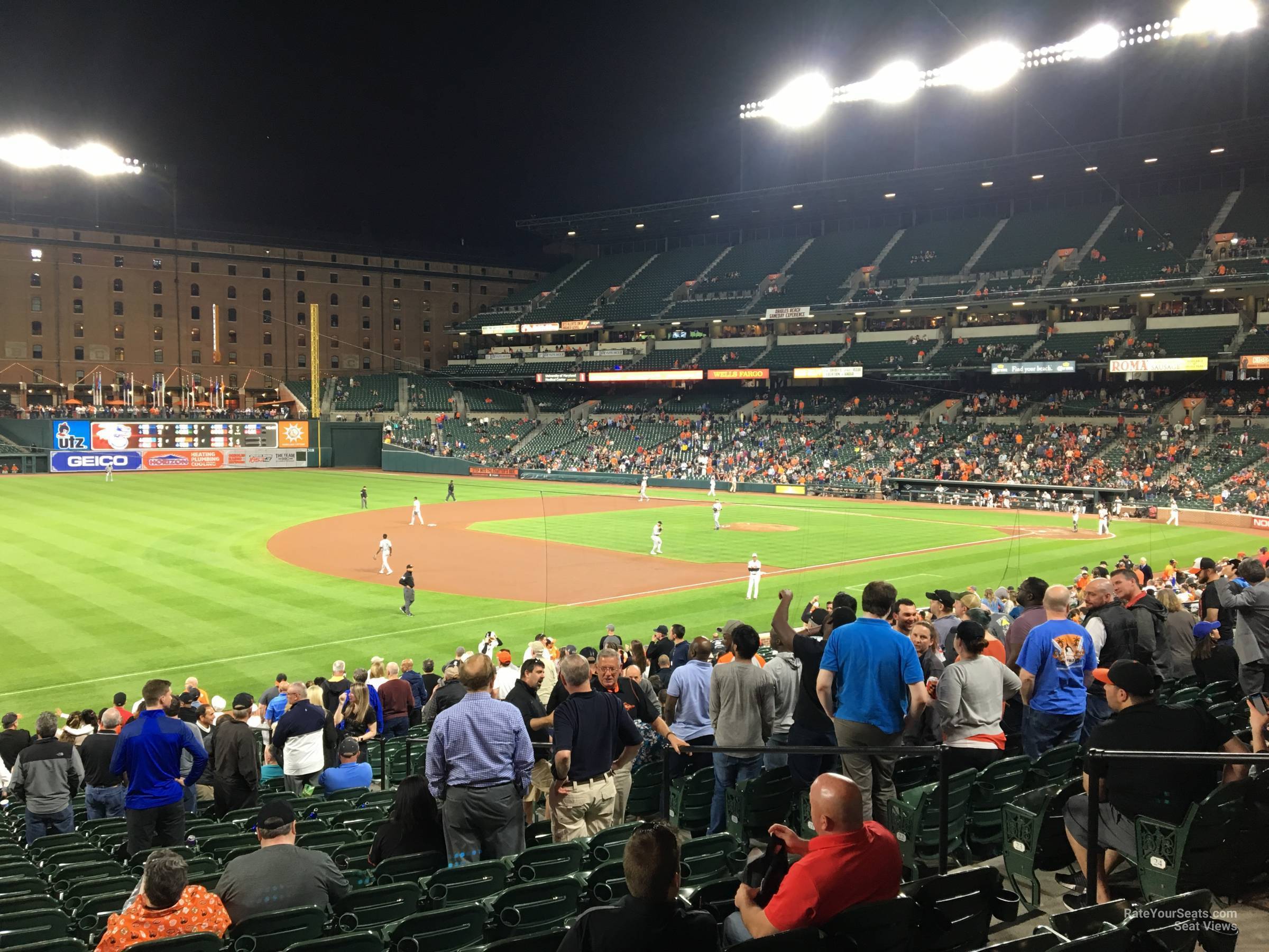 section 64, row 27 seat view  - oriole park
