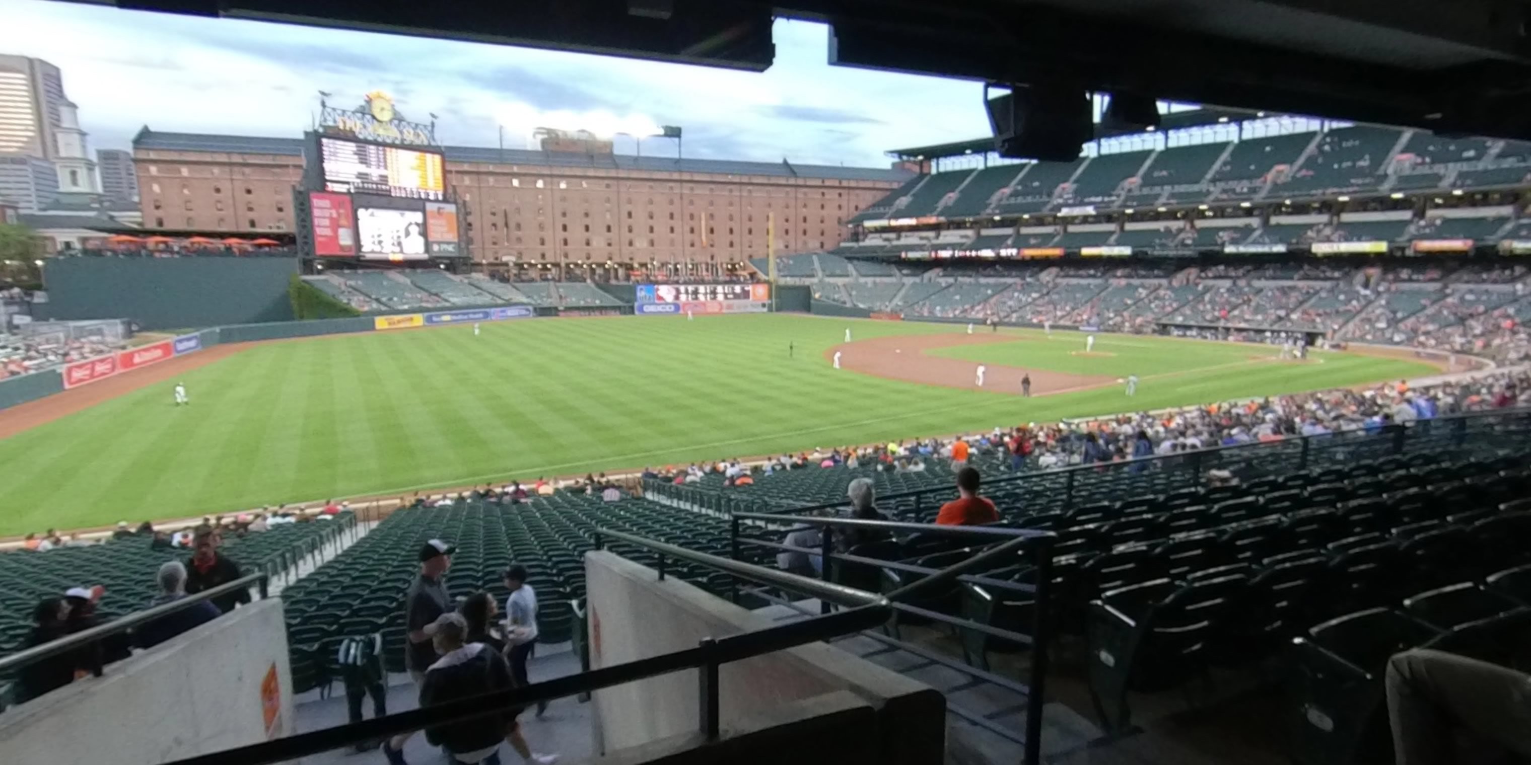 section 65 panoramic seat view  - oriole park