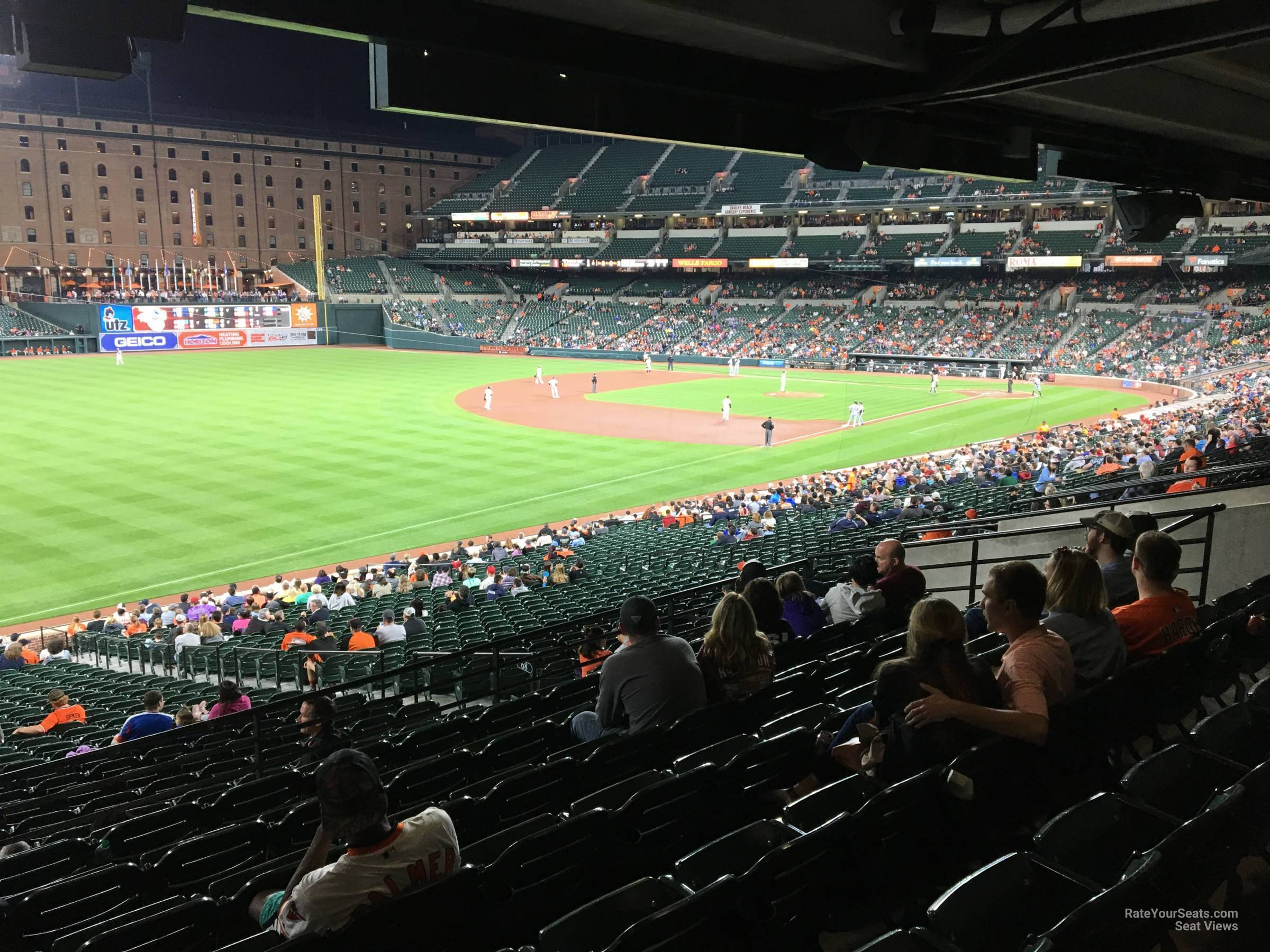 section 67, row 10 seat view  - oriole park