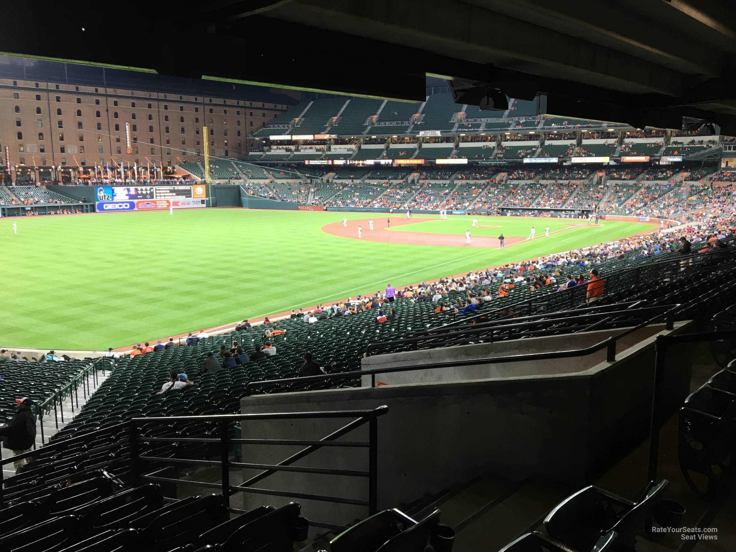 section 71, row 10 seat view  - oriole park