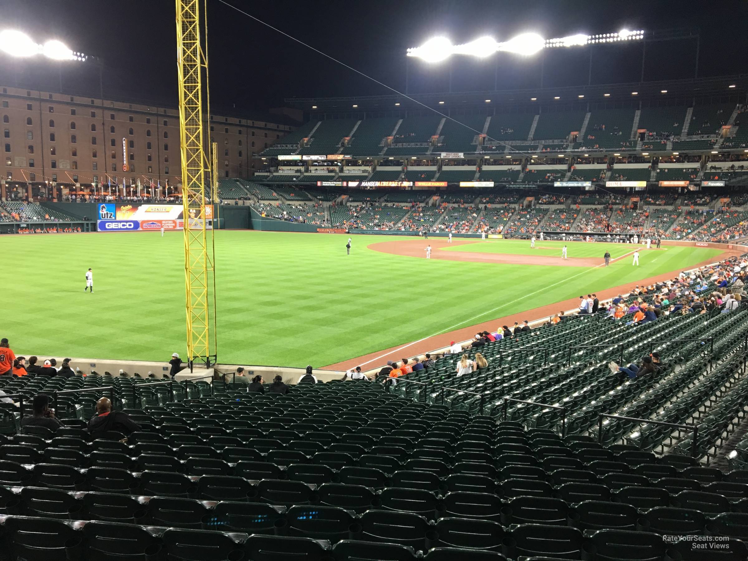 section 72, row 27 seat view  - oriole park
