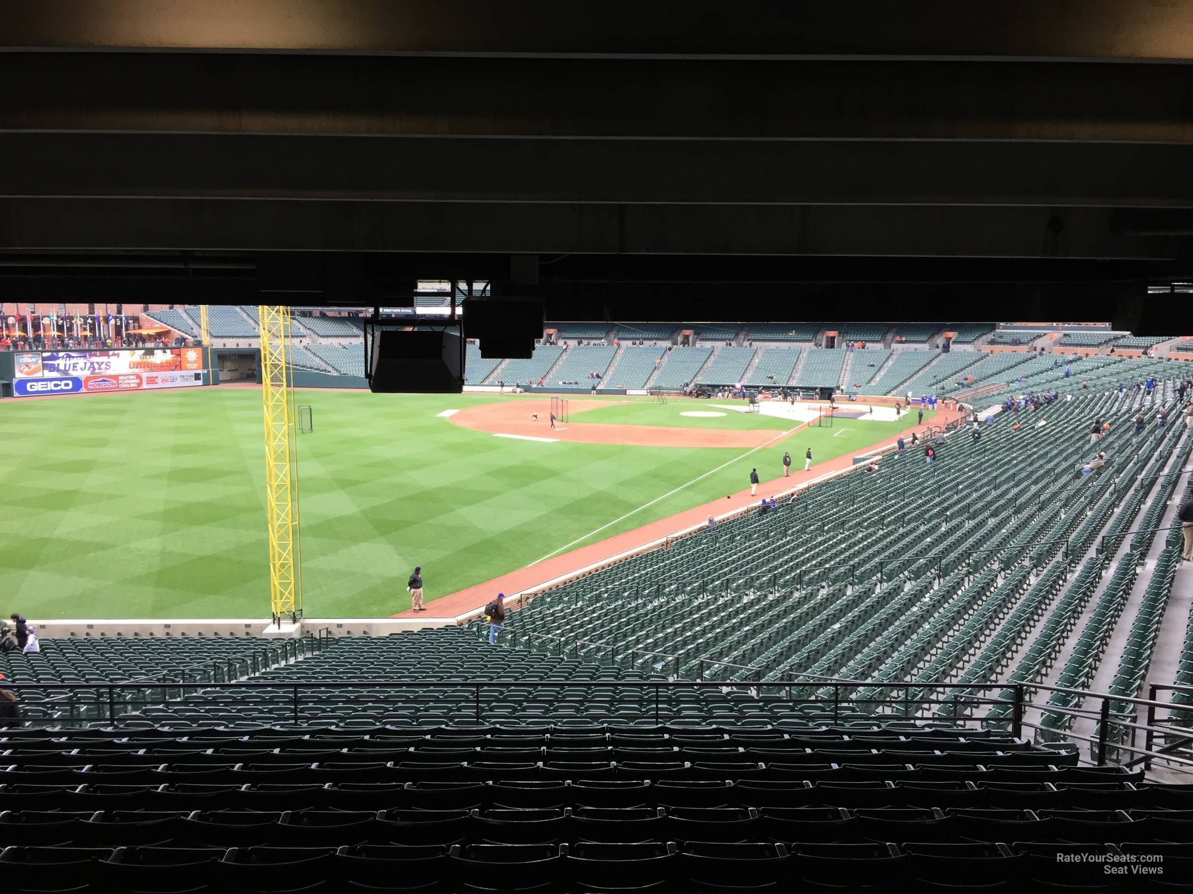 section 75, row 13 seat view  - oriole park at camden yards