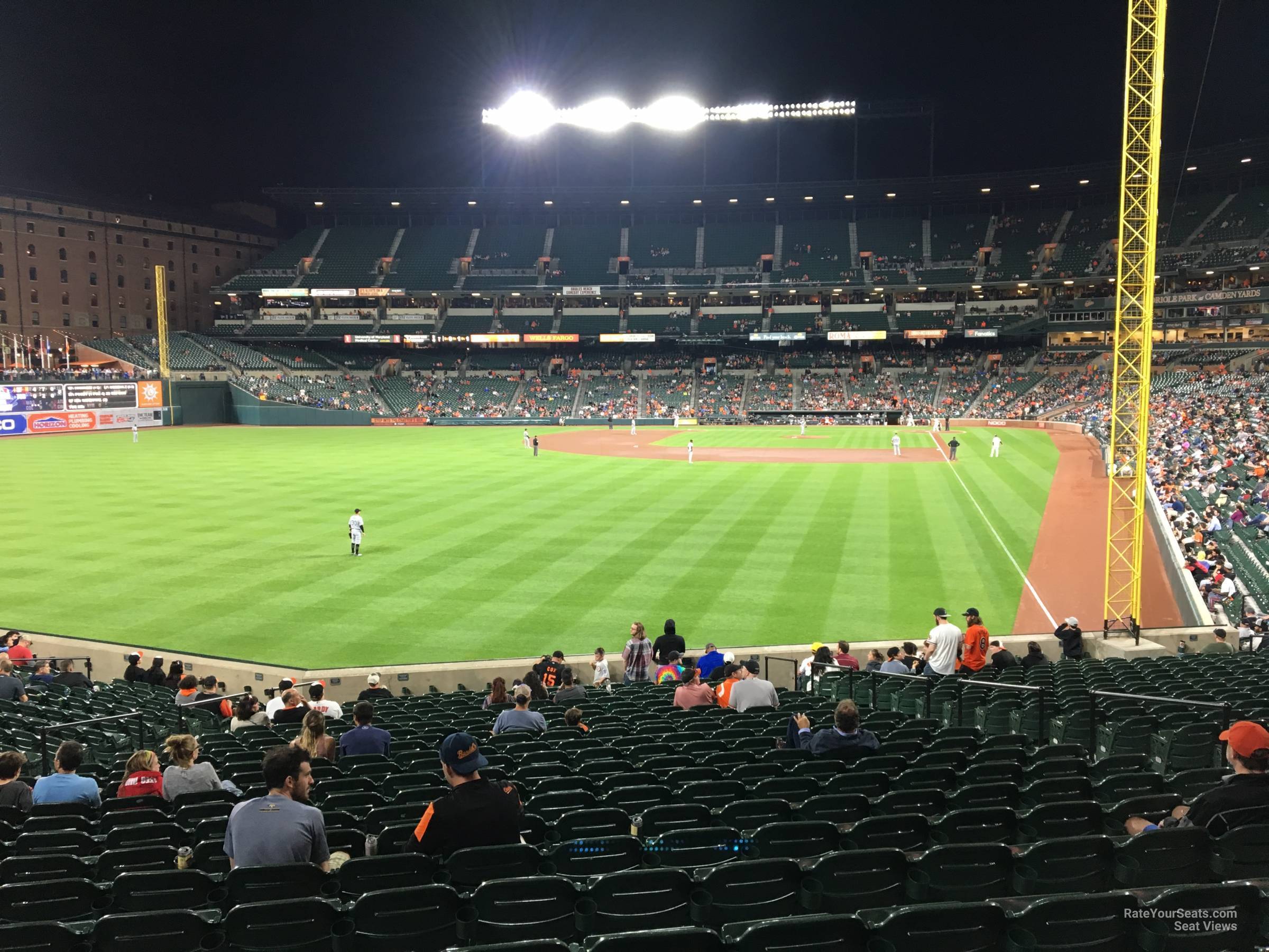 section 76, row 23 seat view  - oriole park