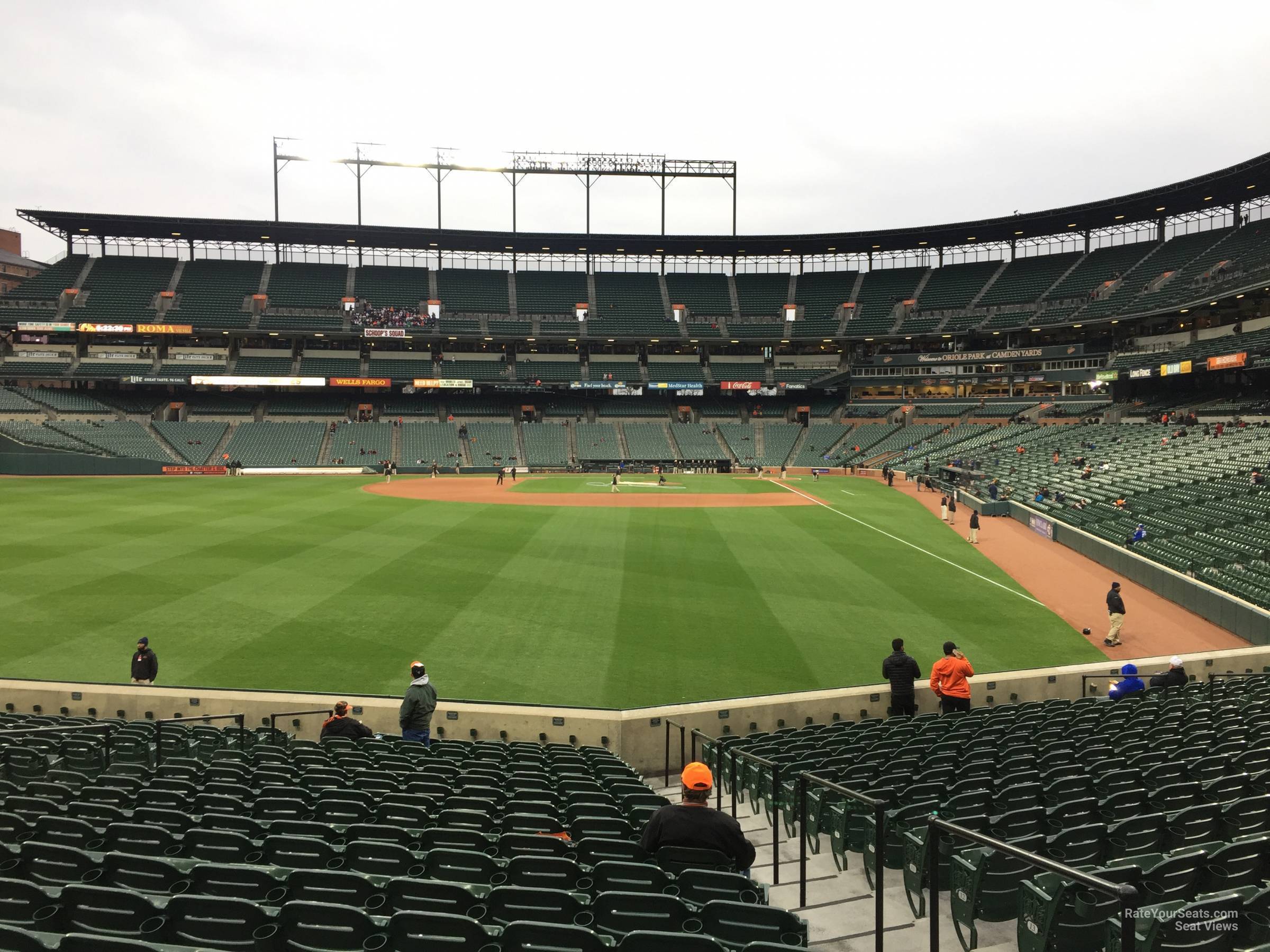 section 78, row 20 seat view  - oriole park at camden yards