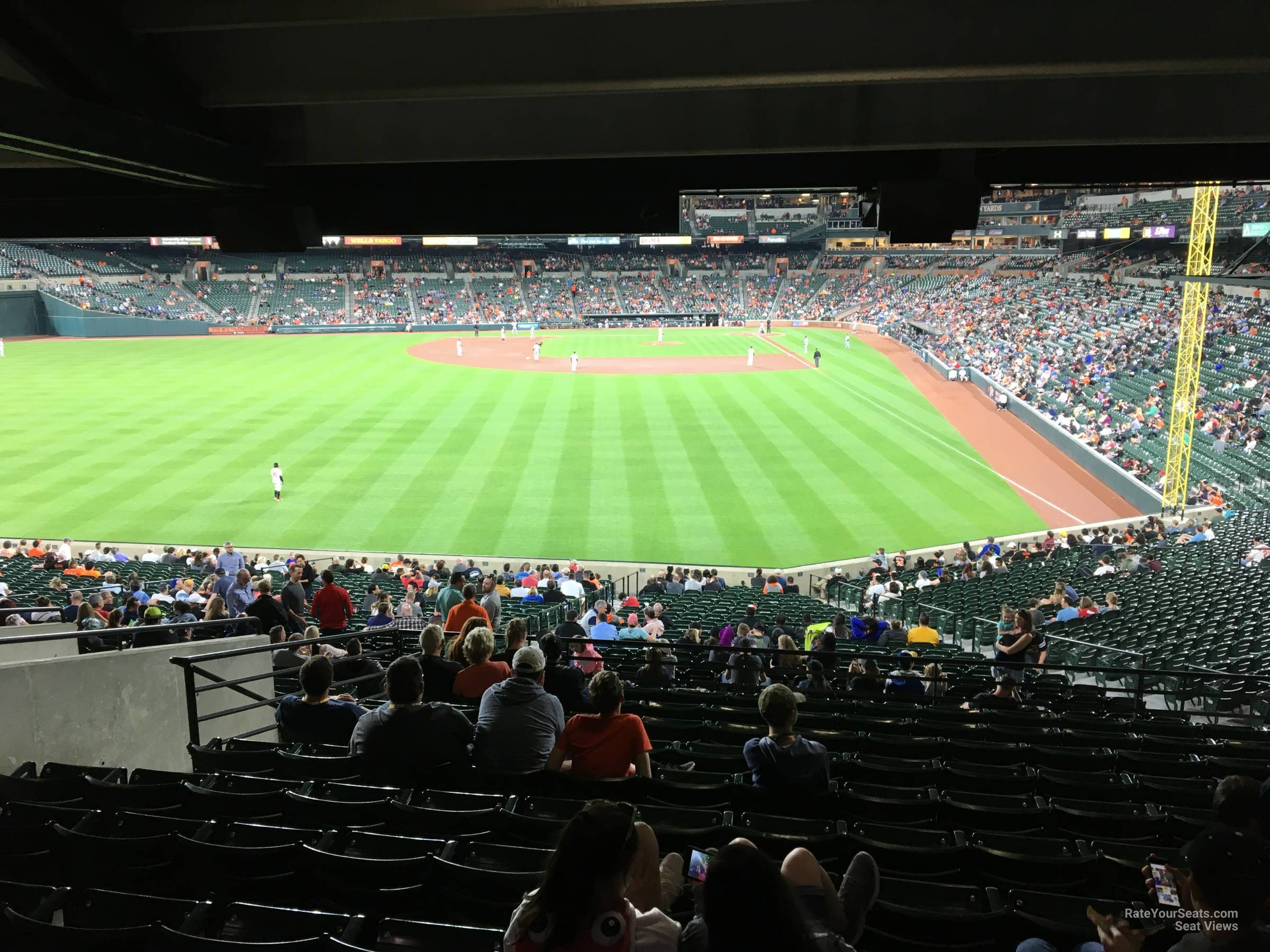 section 81, row 10 seat view  - oriole park