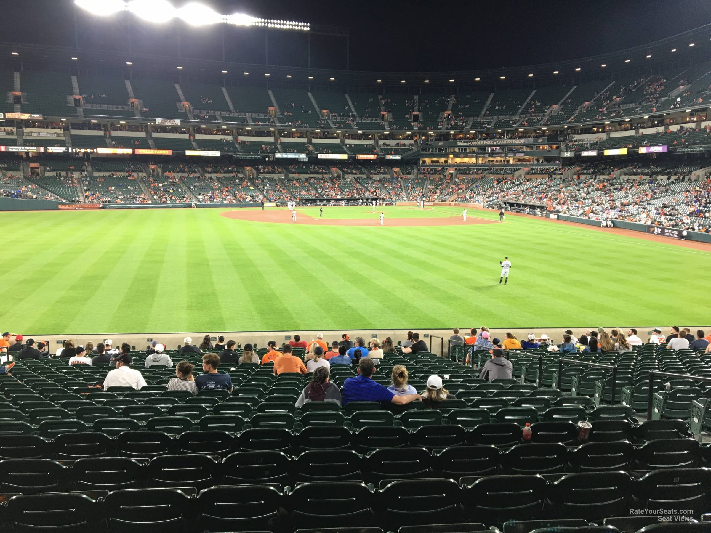 section 84, row 23 seat view  - oriole park