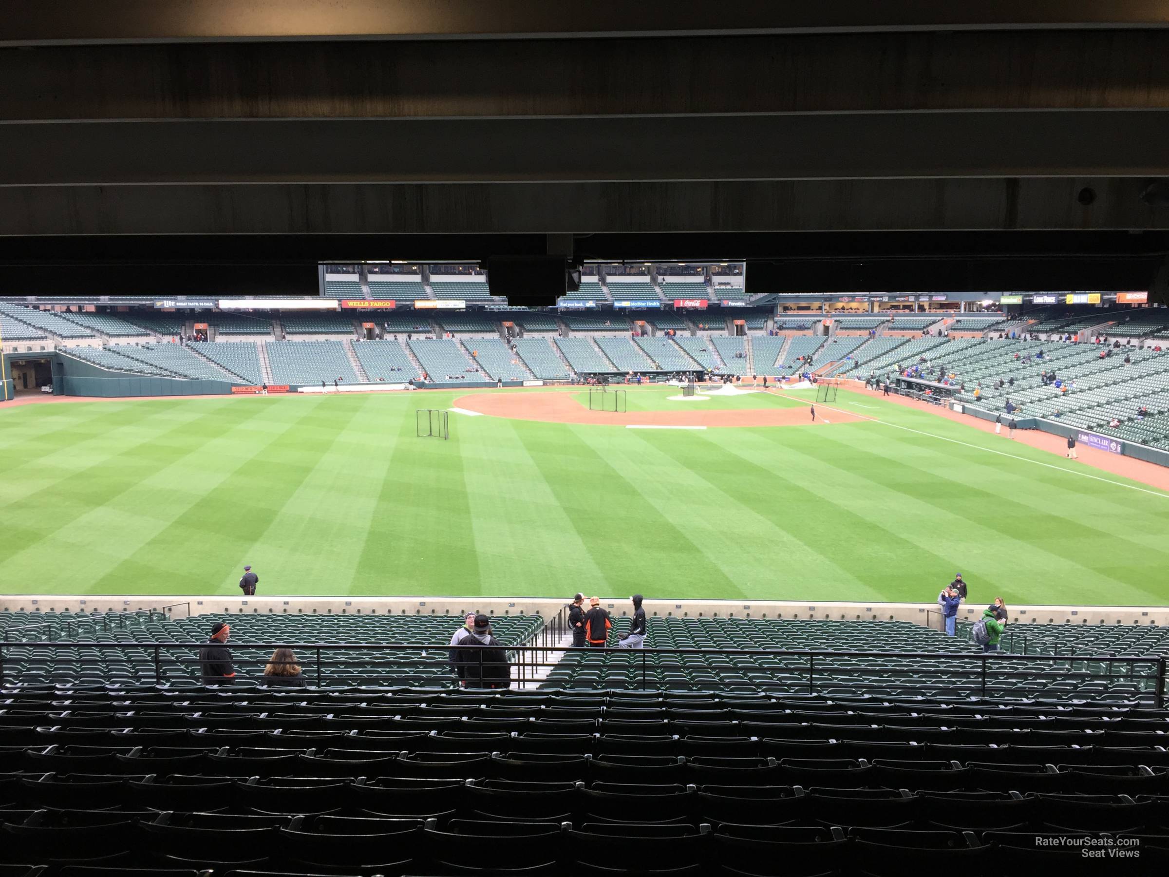 section 85, row 13 seat view  - oriole park at camden yards