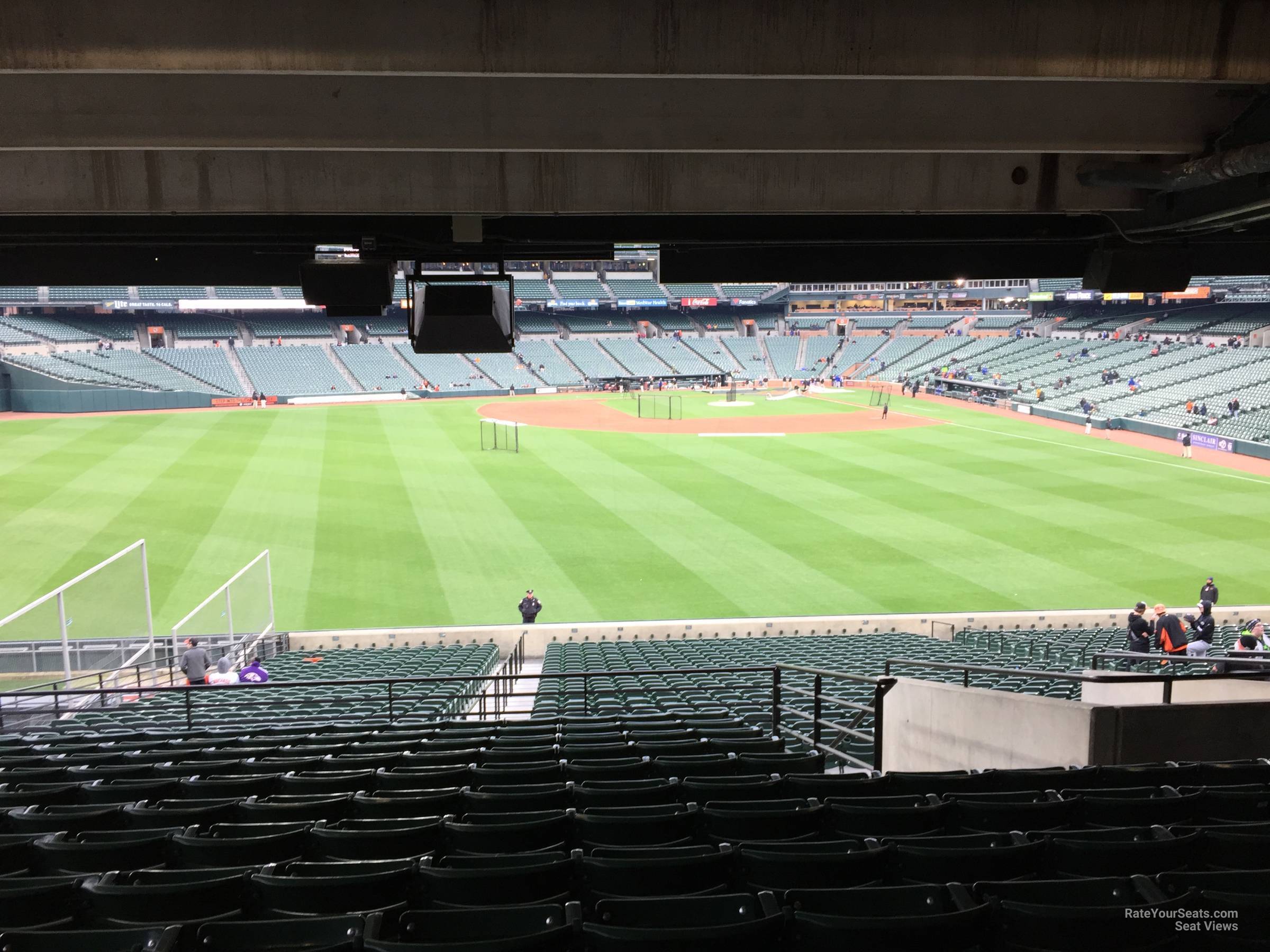 section 87, row 13 seat view  - oriole park at camden yards