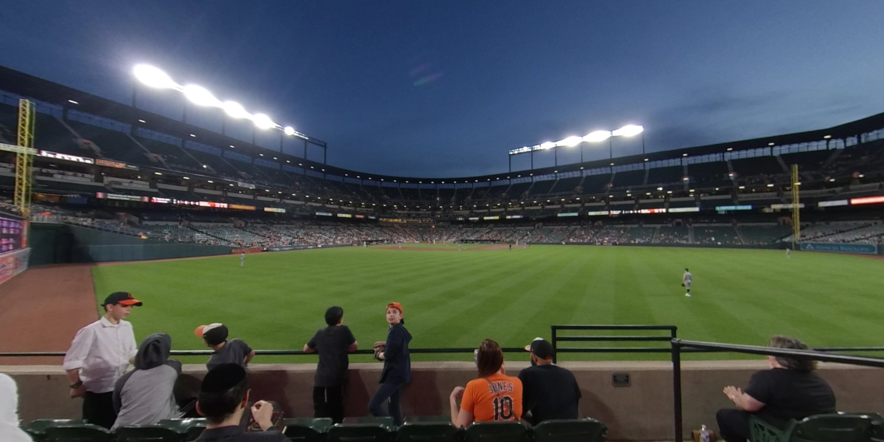 section 92 panoramic seat view  - oriole park