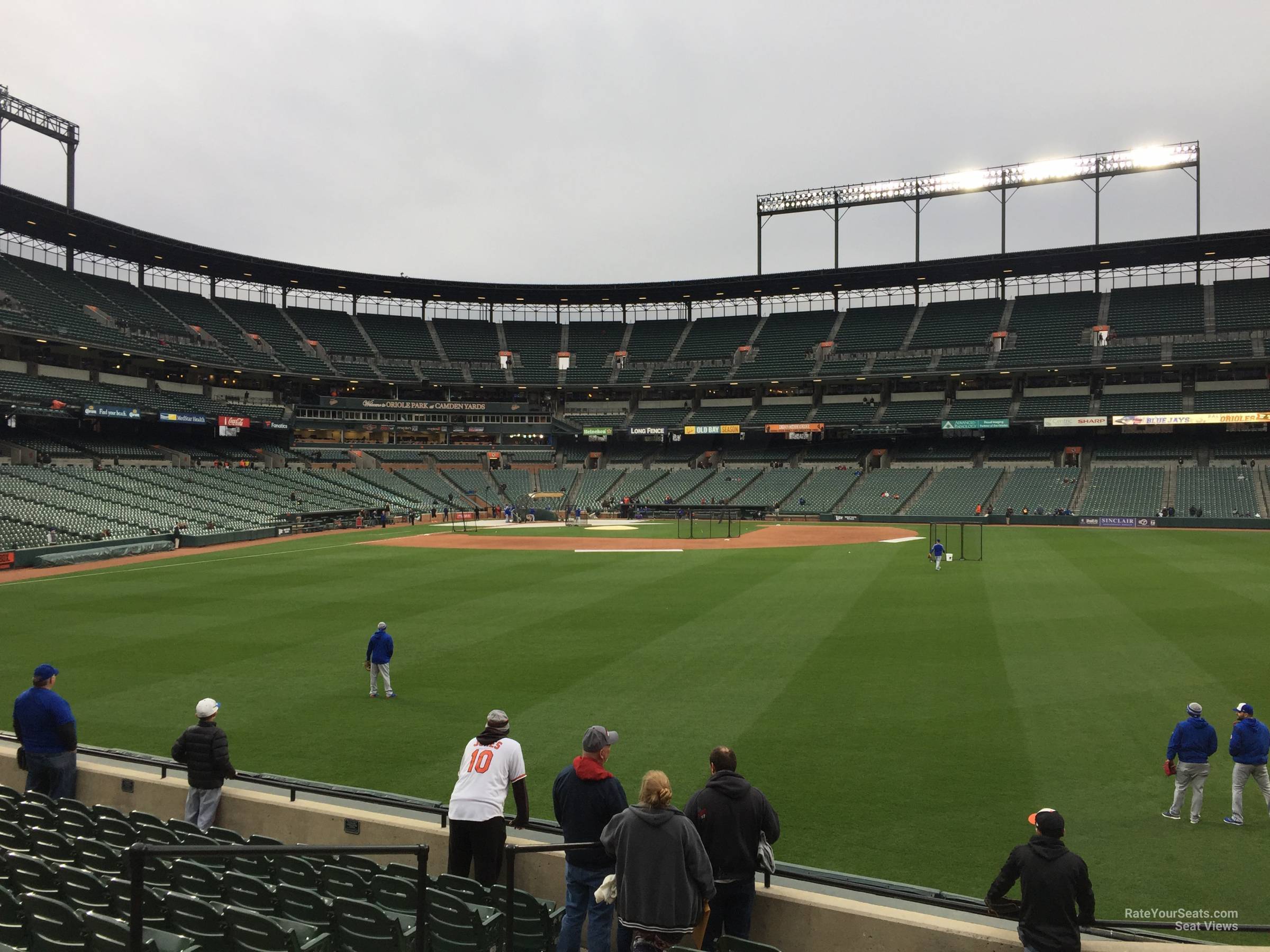 section 96, row 10 seat view  - oriole park