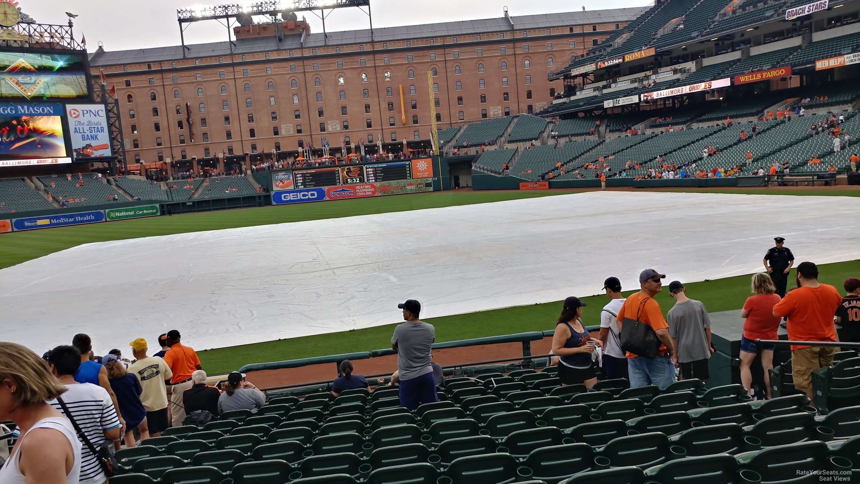 oriole park section 54 rateyourseats com oriole park seating chart