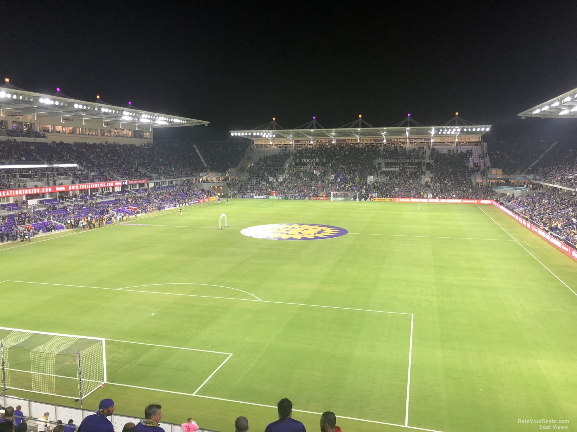 section 103, row k seat view  for soccer - exploria stadium
