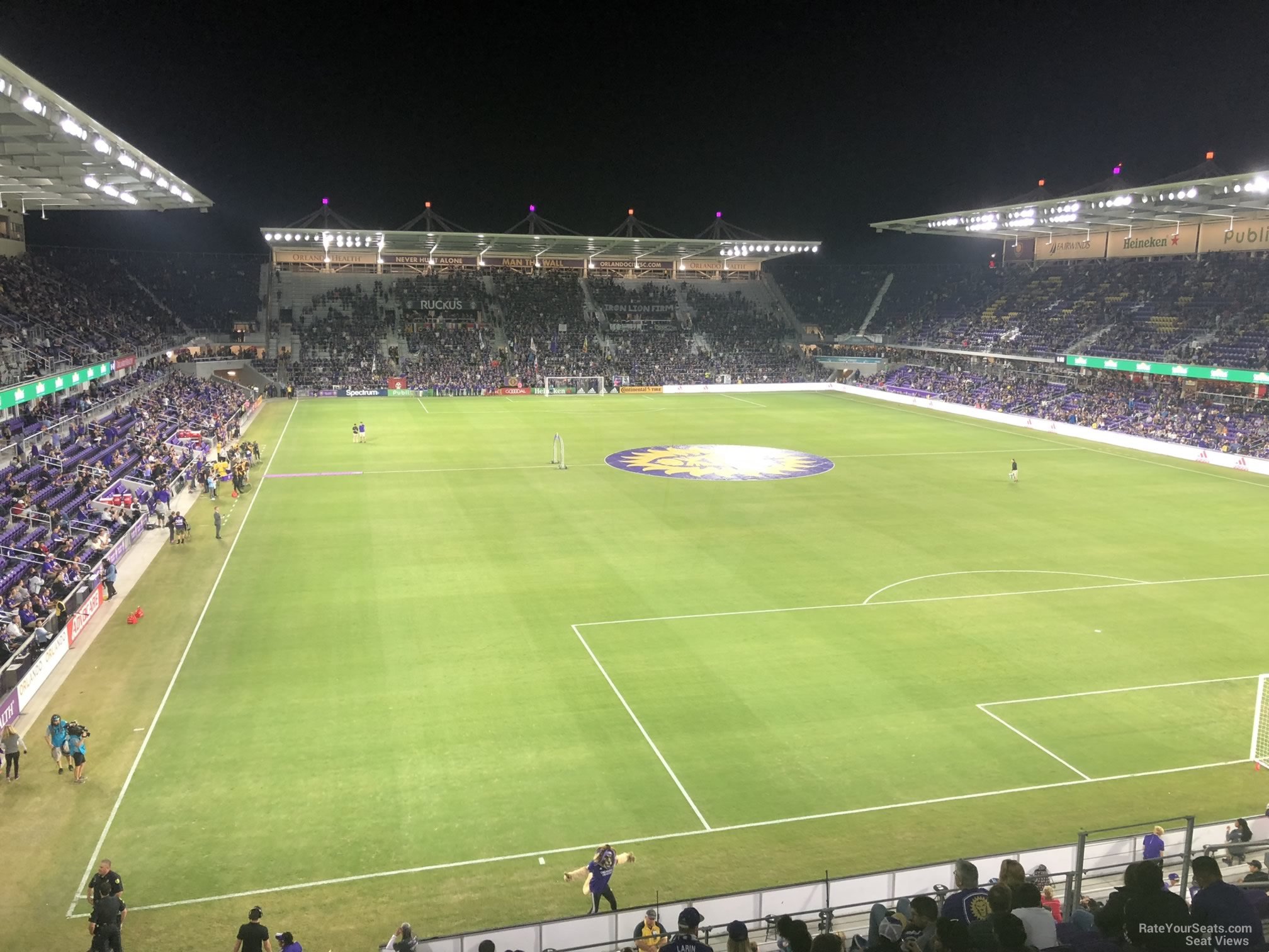 section 106, row k seat view  for soccer - exploria stadium