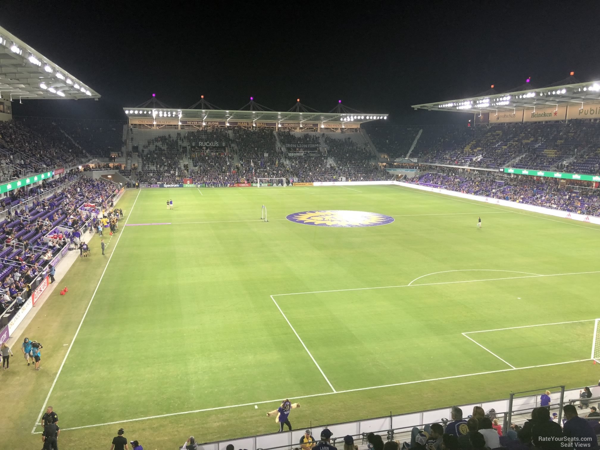 section 106, row k seat view  for soccer - inter&co stadium
