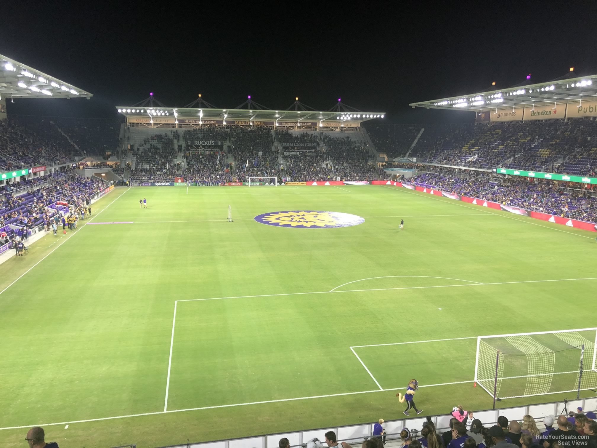 section 107 seat view  for soccer - inter&co stadium