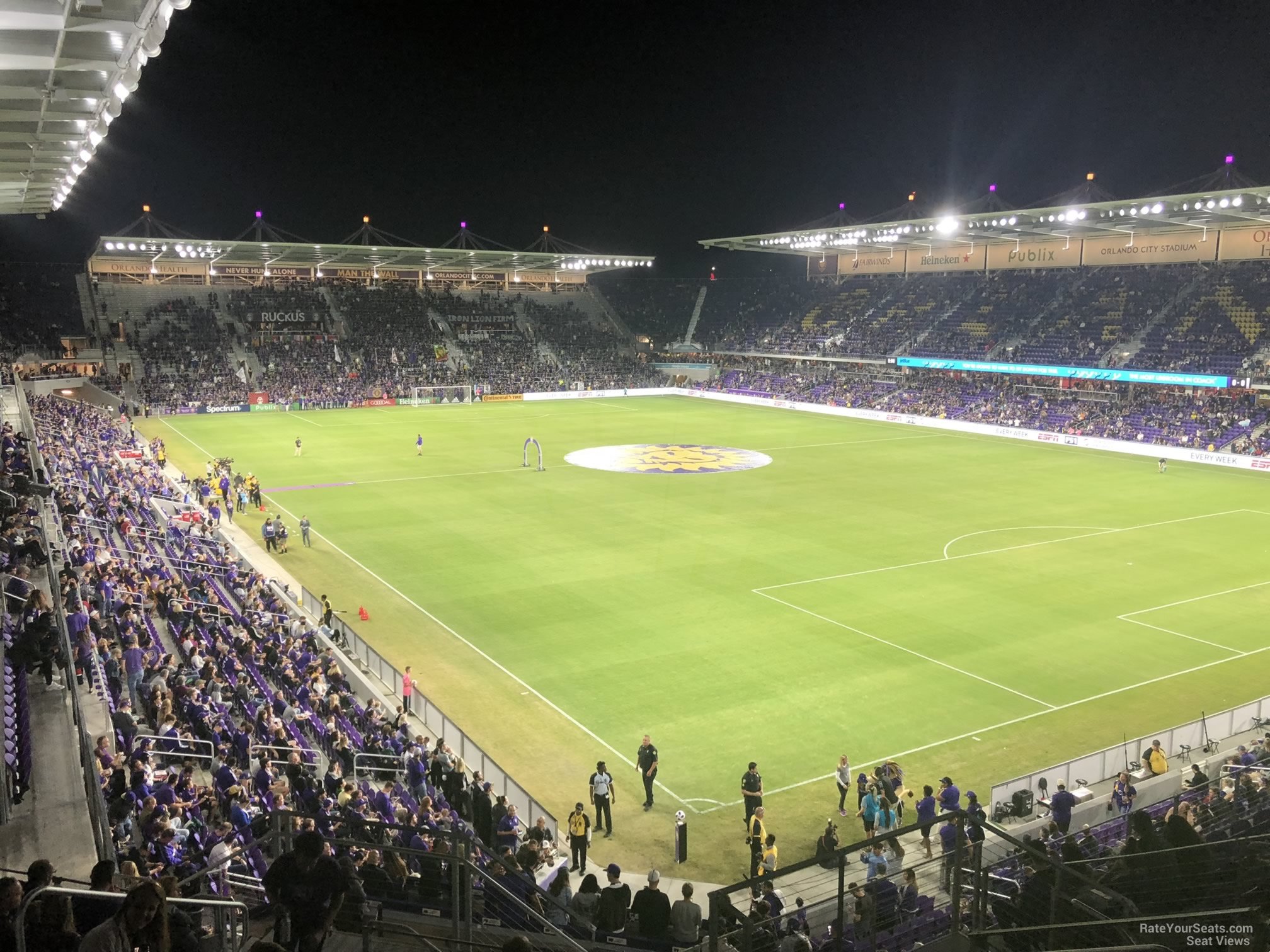 section 108, row k seat view  for soccer - inter&co stadium
