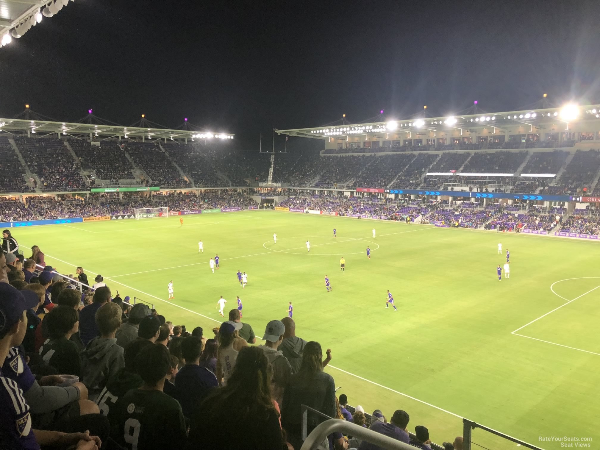 section 130, row k seat view  for soccer - inter&co stadium
