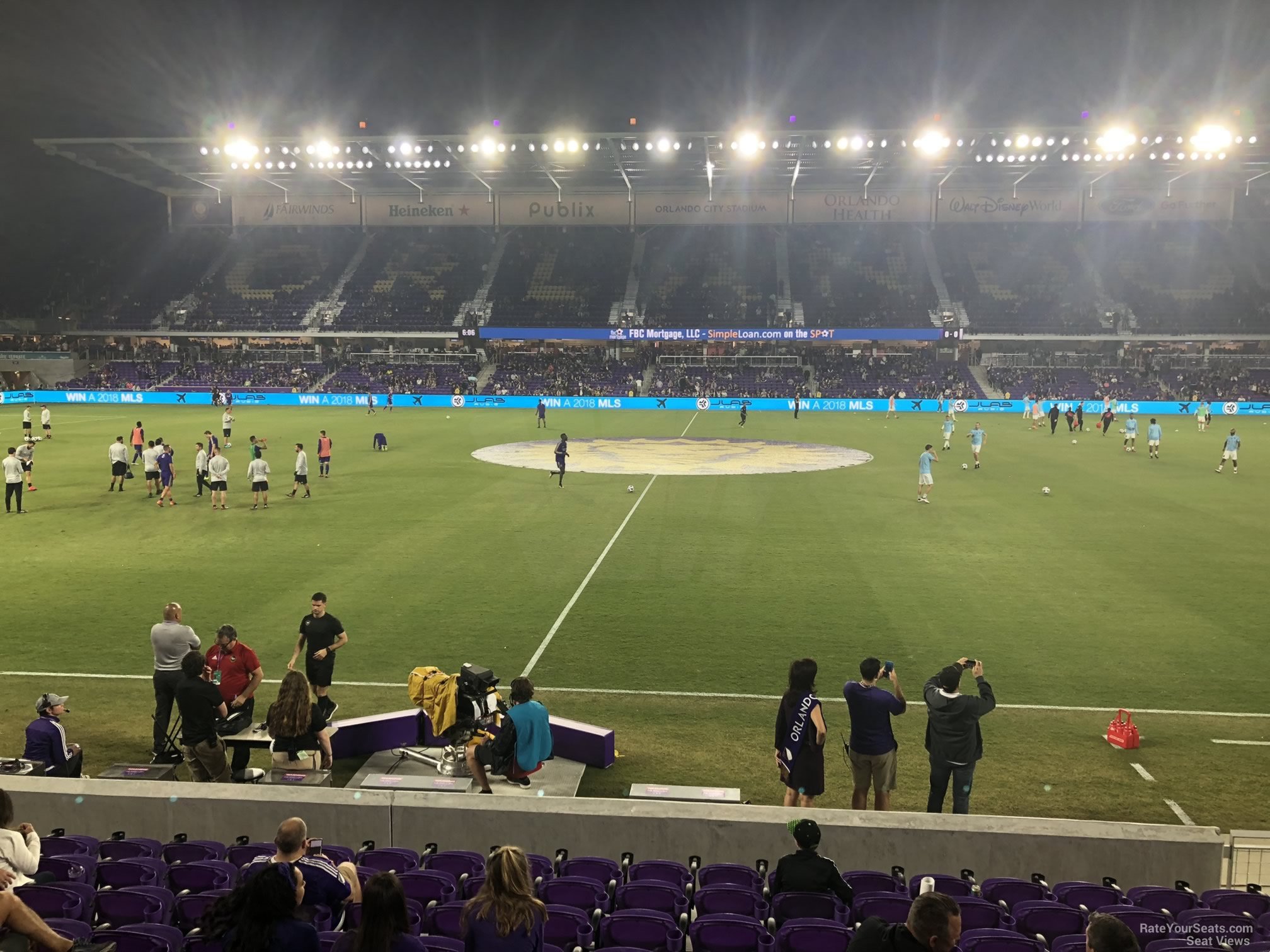 section 15, row j seat view  for soccer - inter&co stadium