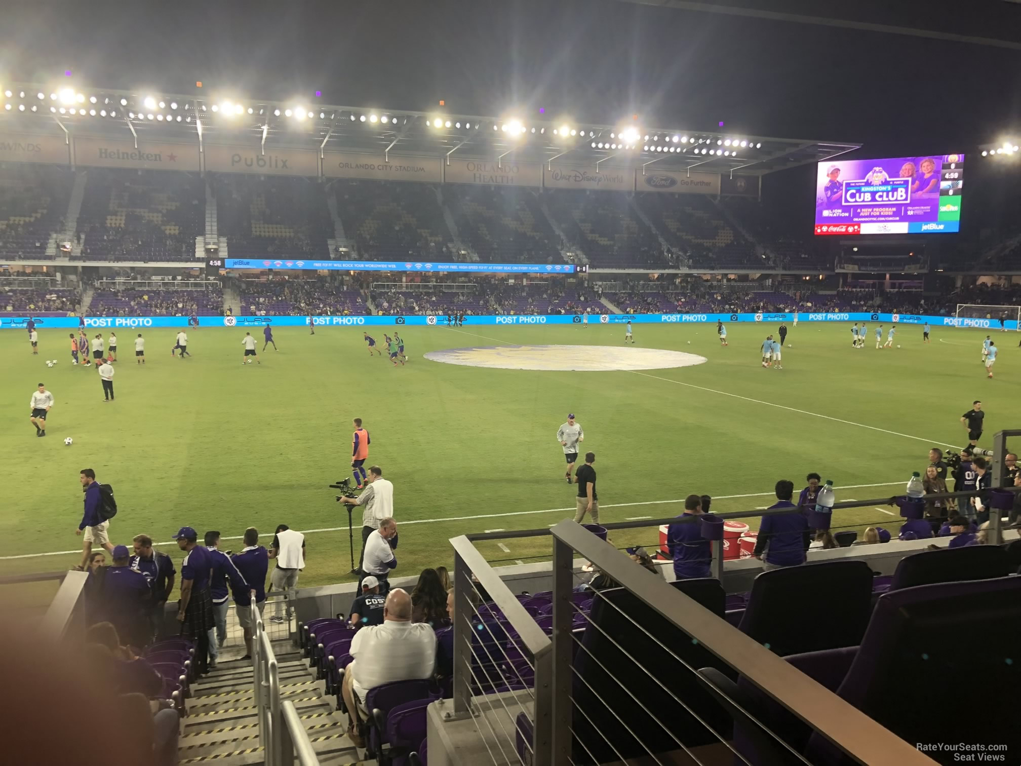 section 17, row j seat view  for soccer - inter&co stadium