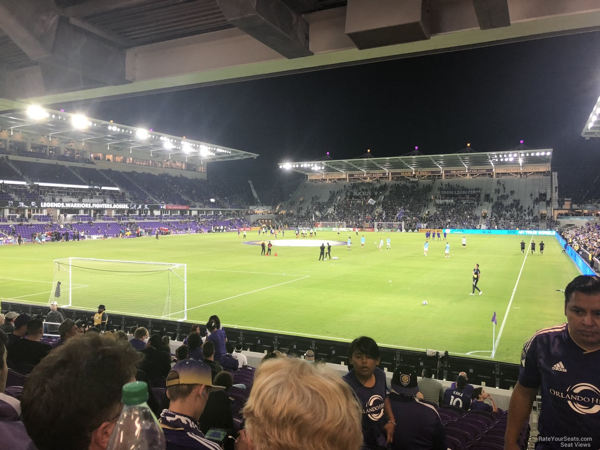 section 2, row p seat view  for soccer - inter&co stadium