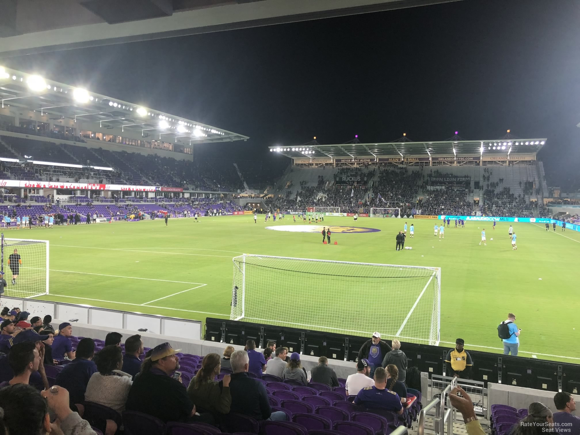 section 3, row p seat view  for soccer - inter&co stadium
