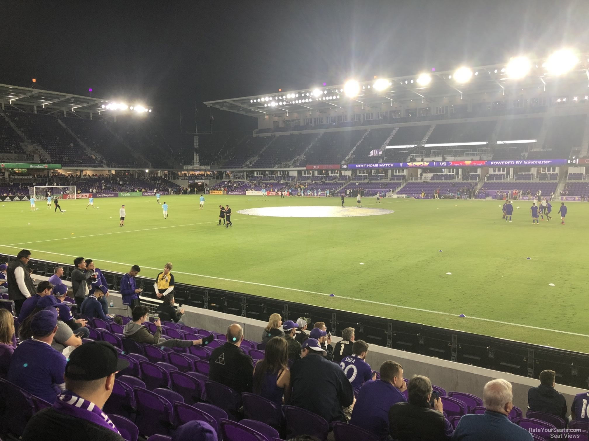 section 32, row n seat view  for soccer - inter&co stadium