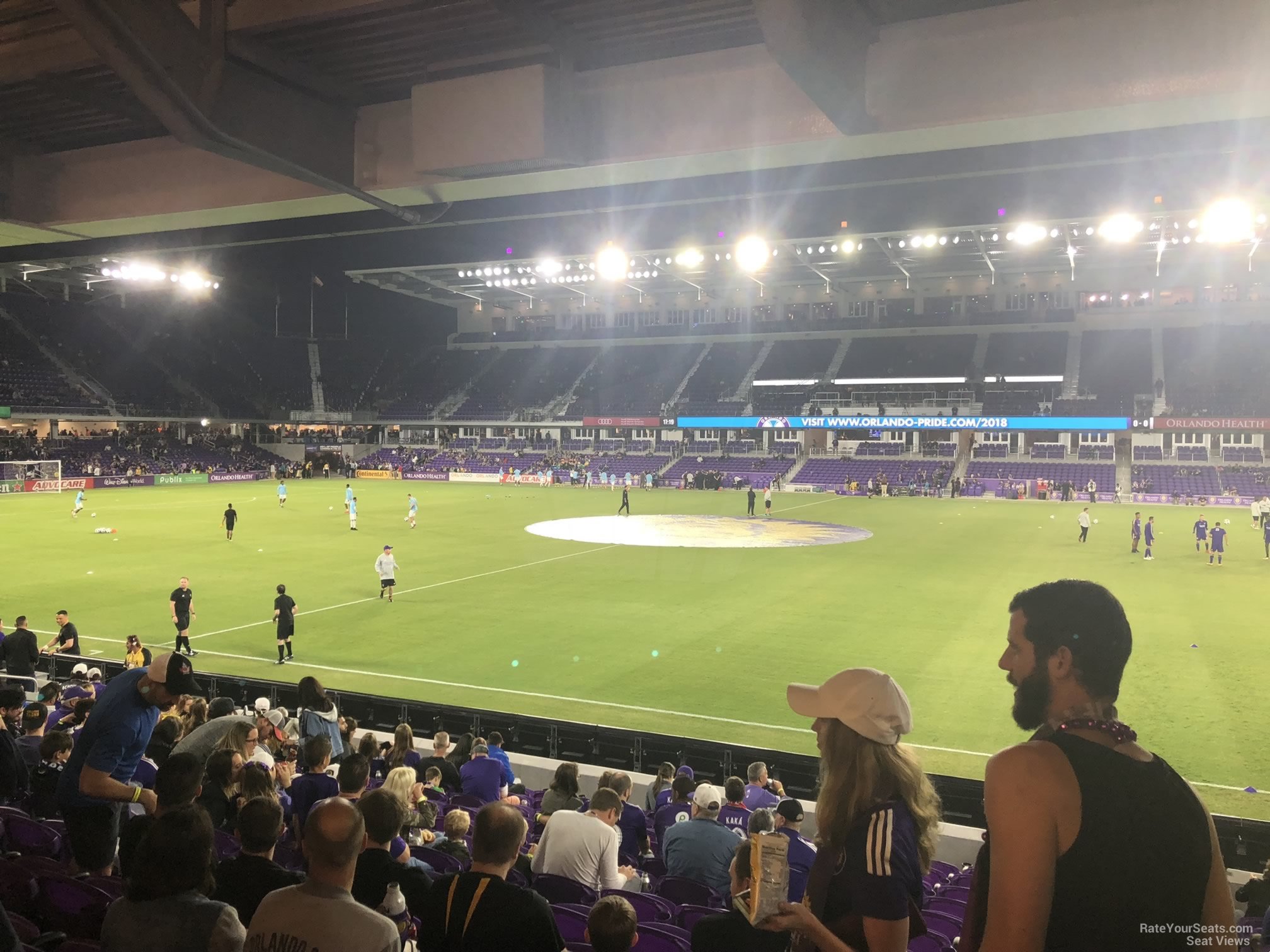 section 33, row n seat view  for soccer - exploria stadium