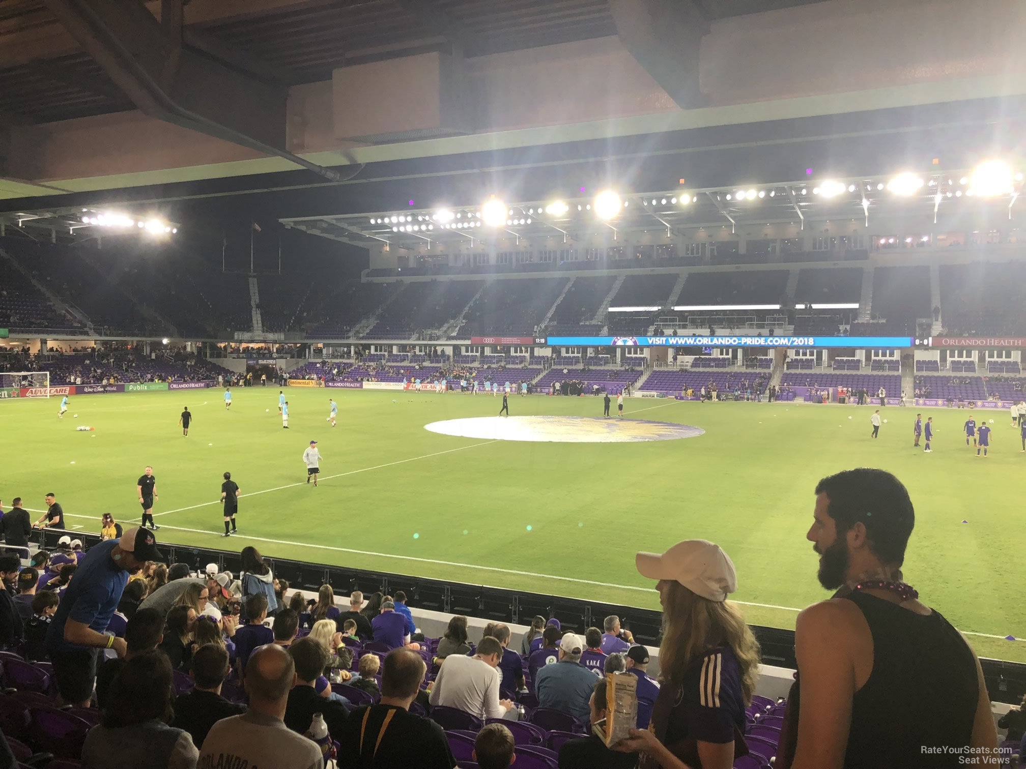 section 33, row n seat view  for soccer - inter&co stadium
