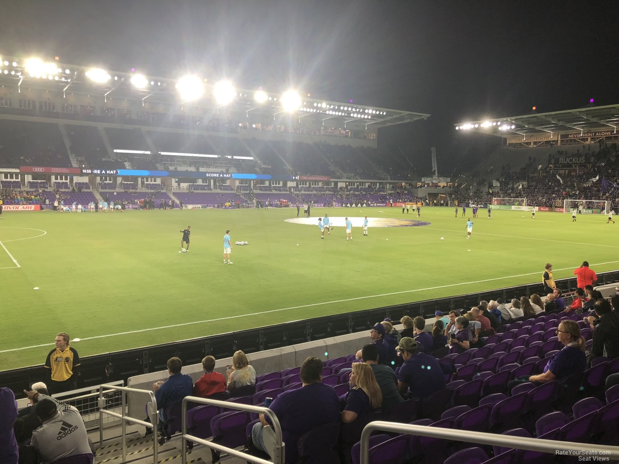 section 37, row p seat view  for soccer - exploria stadium
