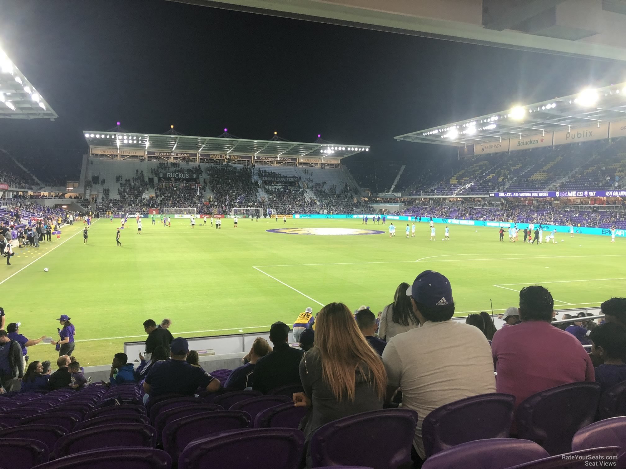 section 6, row p seat view  for soccer - exploria stadium