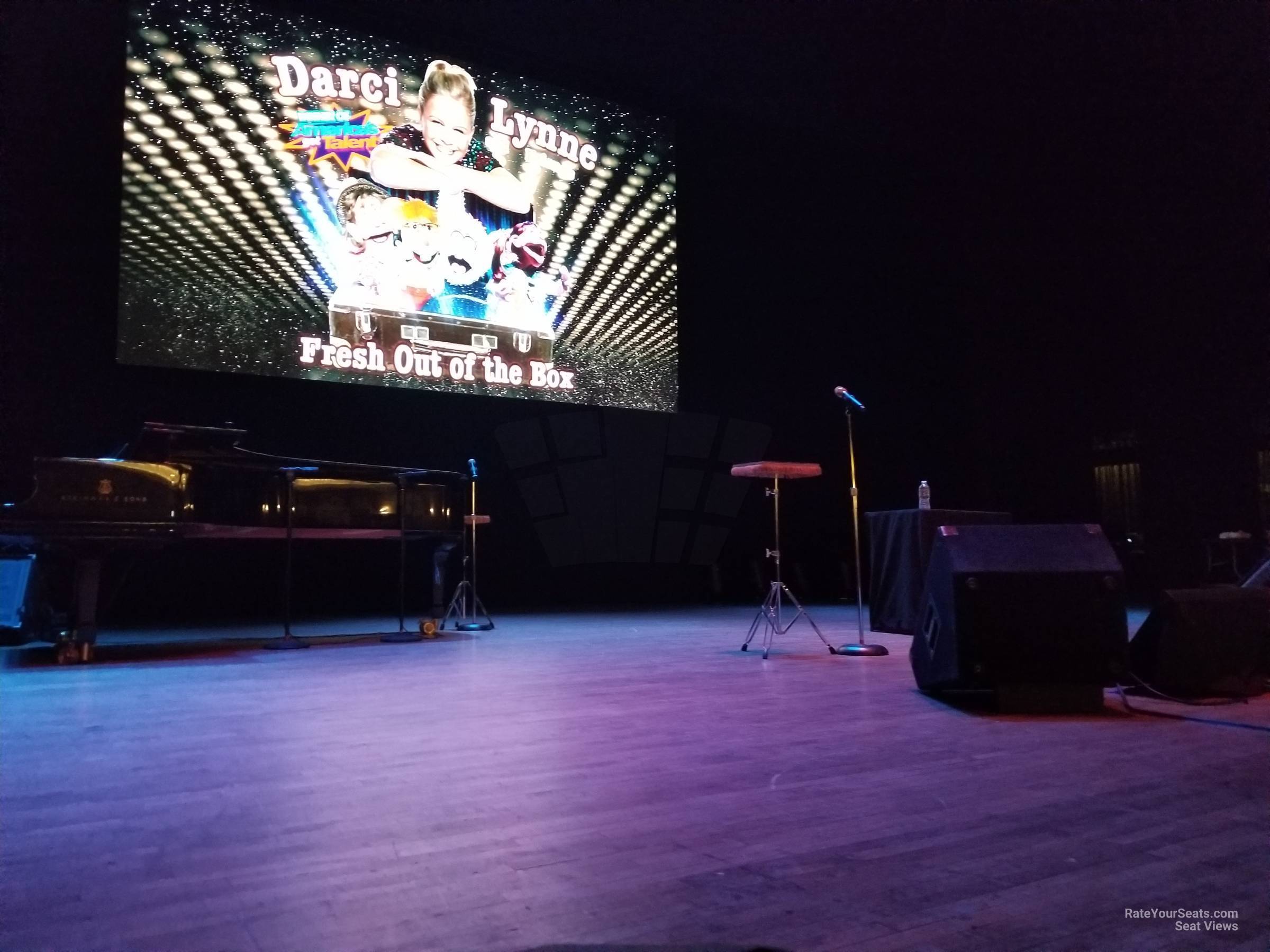 pit, row 1 seat view  - orpheum theatre (minneapolis)