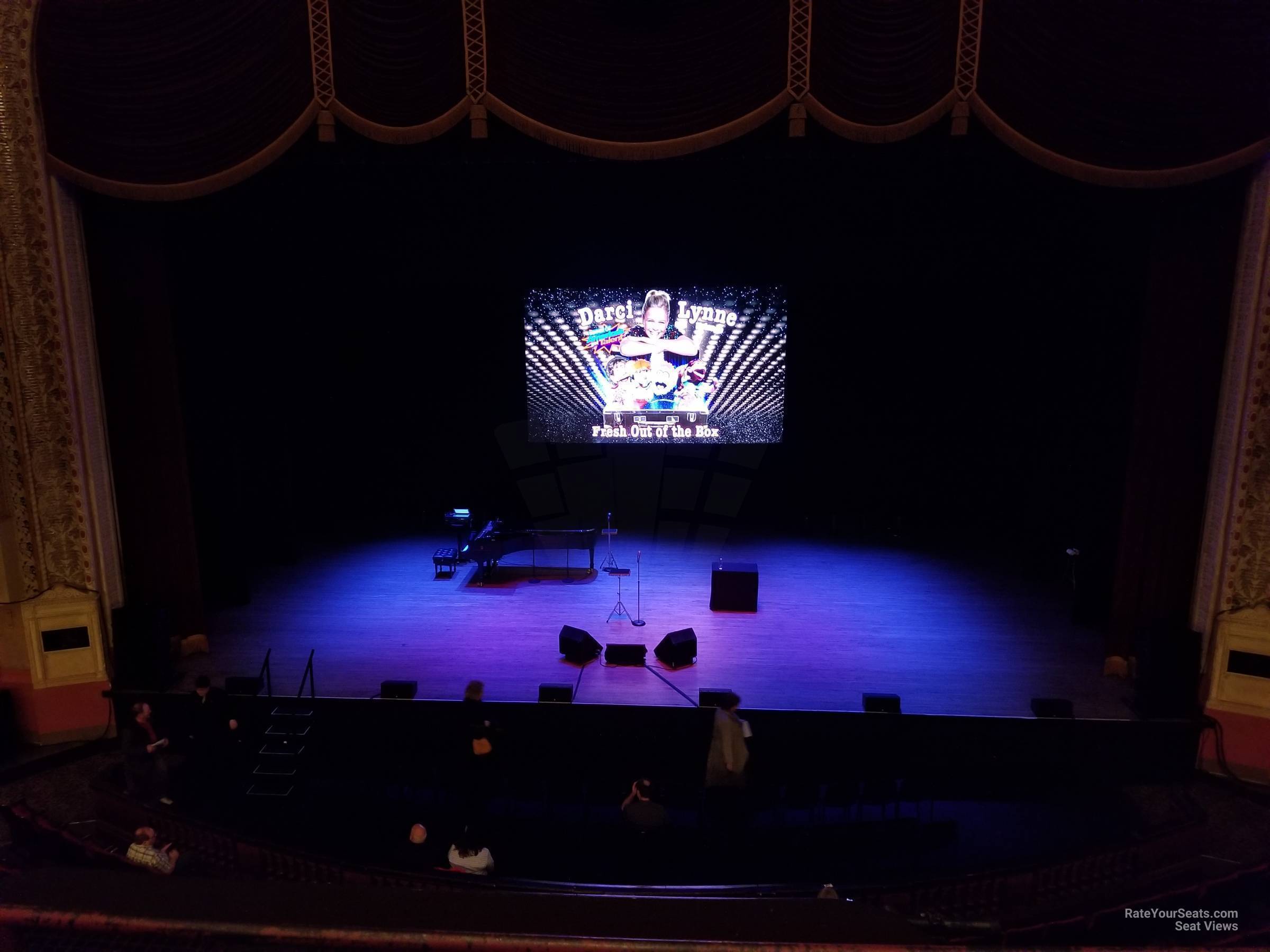 balcony 5, row c seat view  - orpheum theatre (minneapolis)