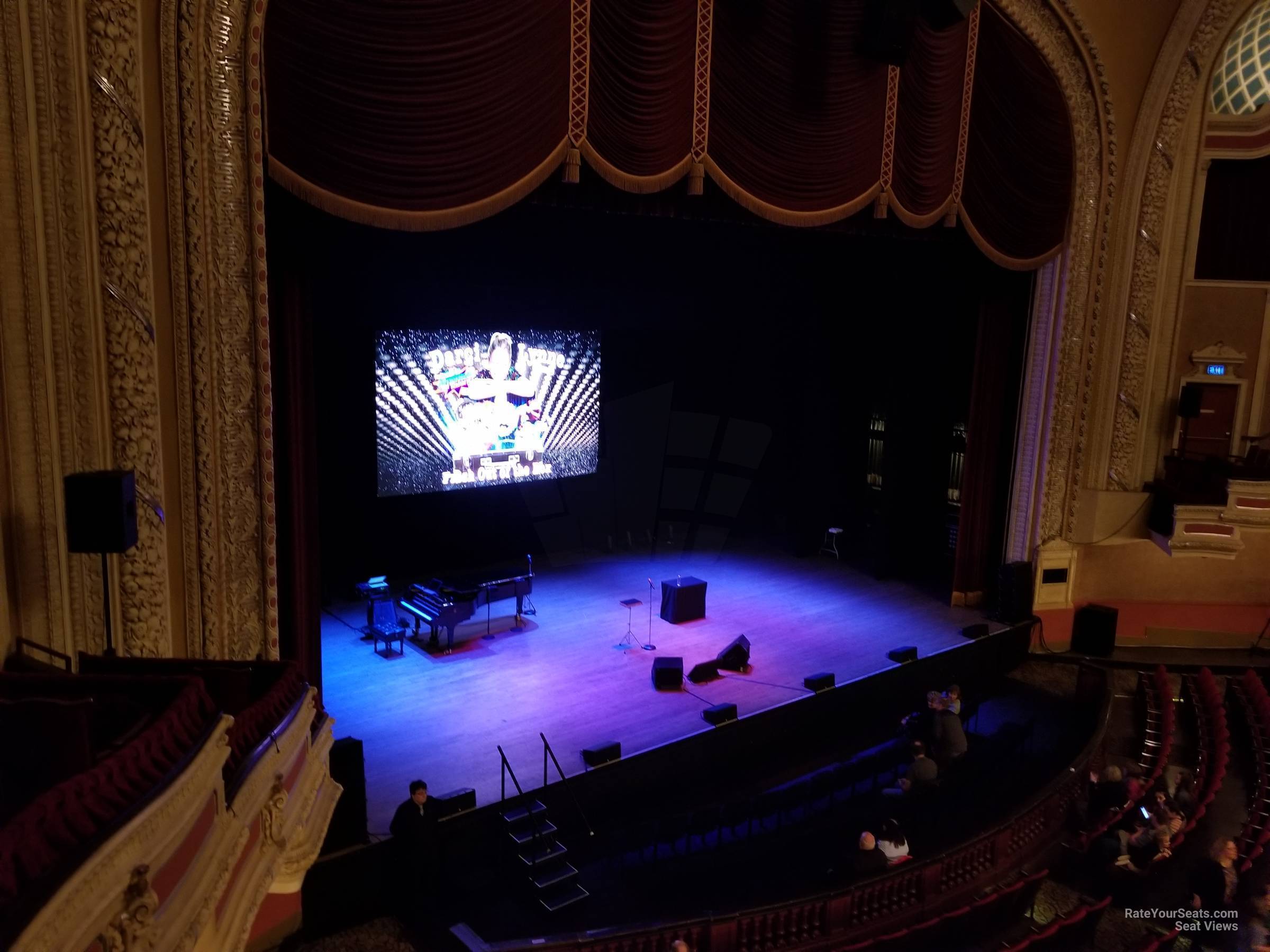 balcony 9, row c seat view  - orpheum theatre (minneapolis)