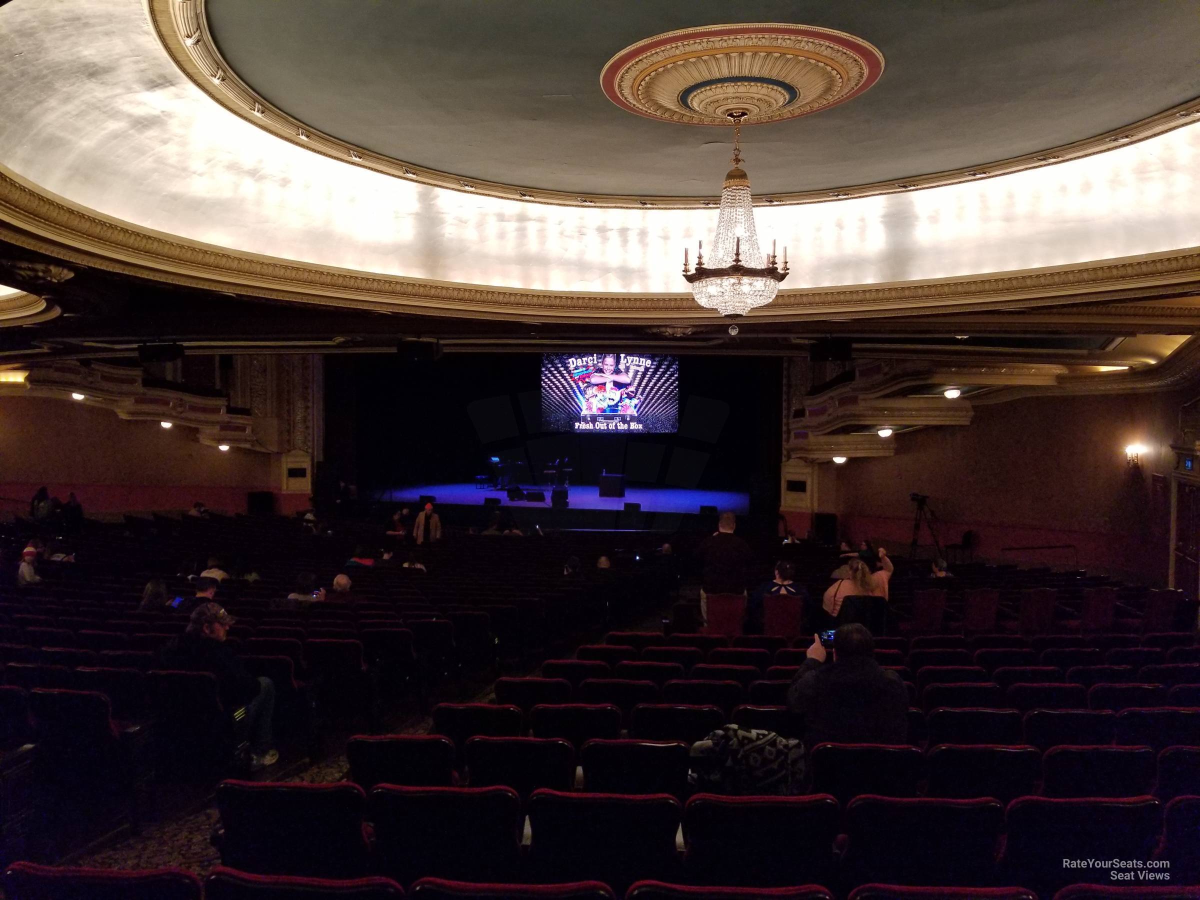 main floor 4, row hh seat view  - orpheum theatre (minneapolis)