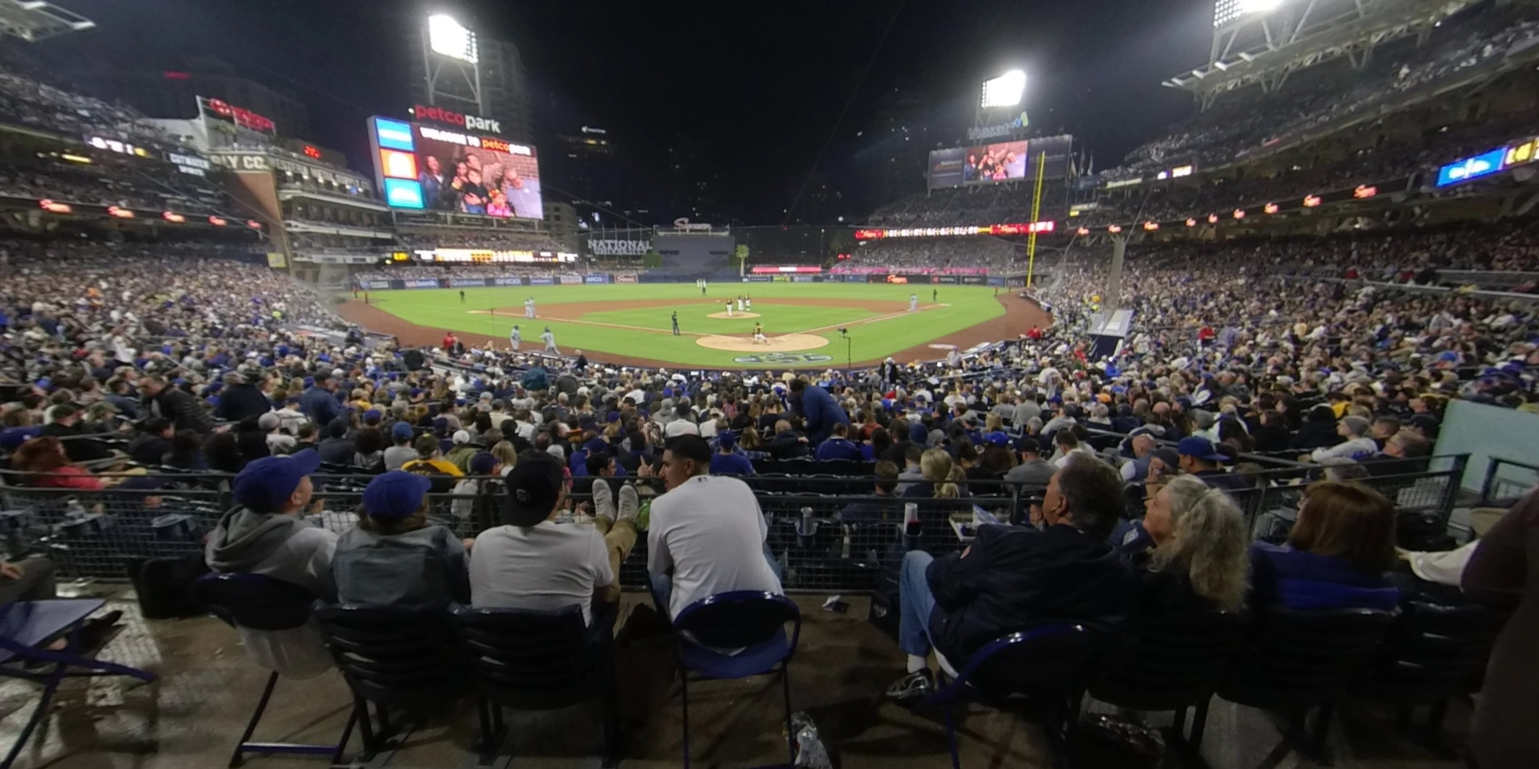 section 102 panoramic seat view  for baseball - petco park