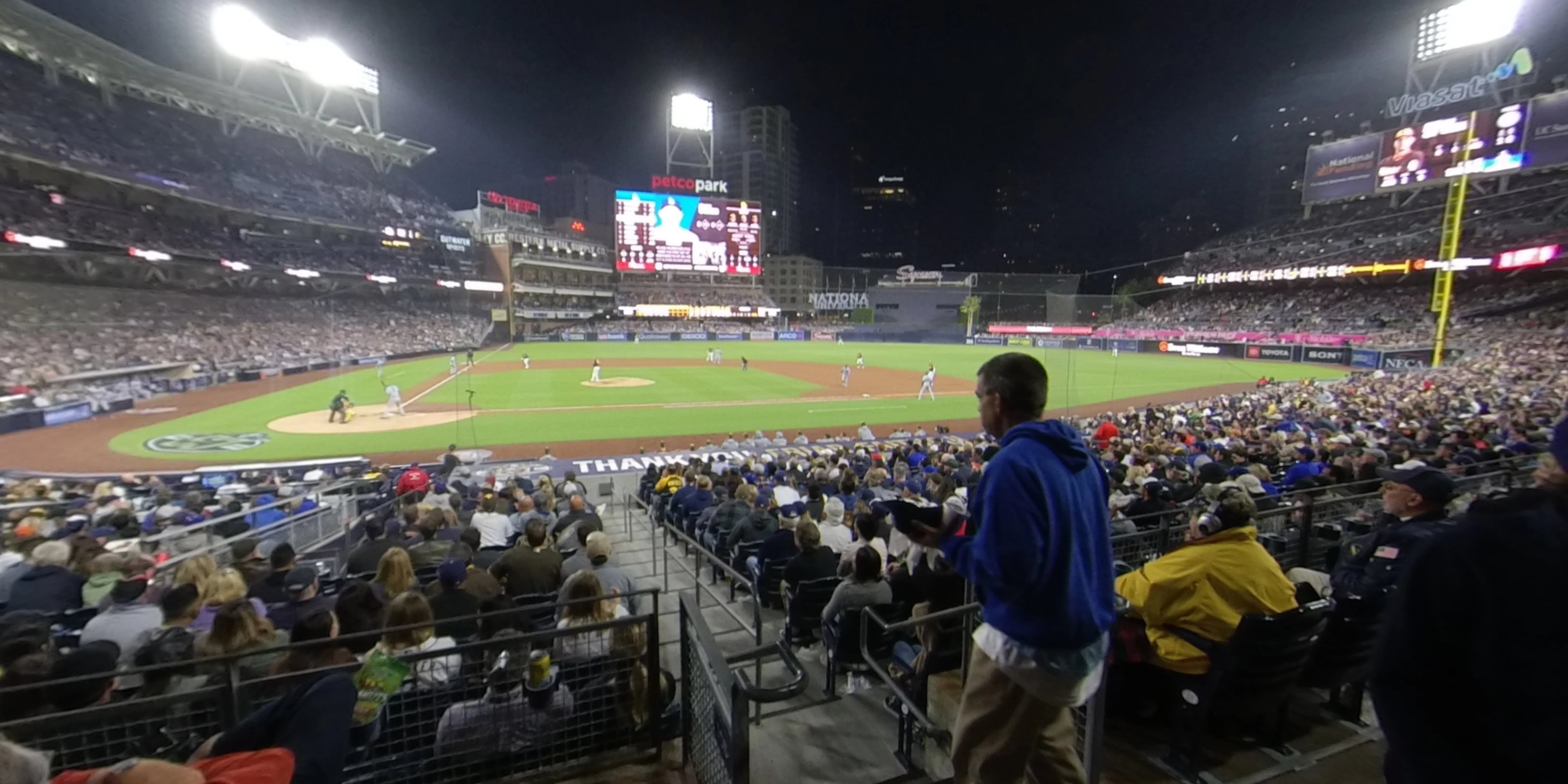 section 105 panoramic seat view  for baseball - petco park