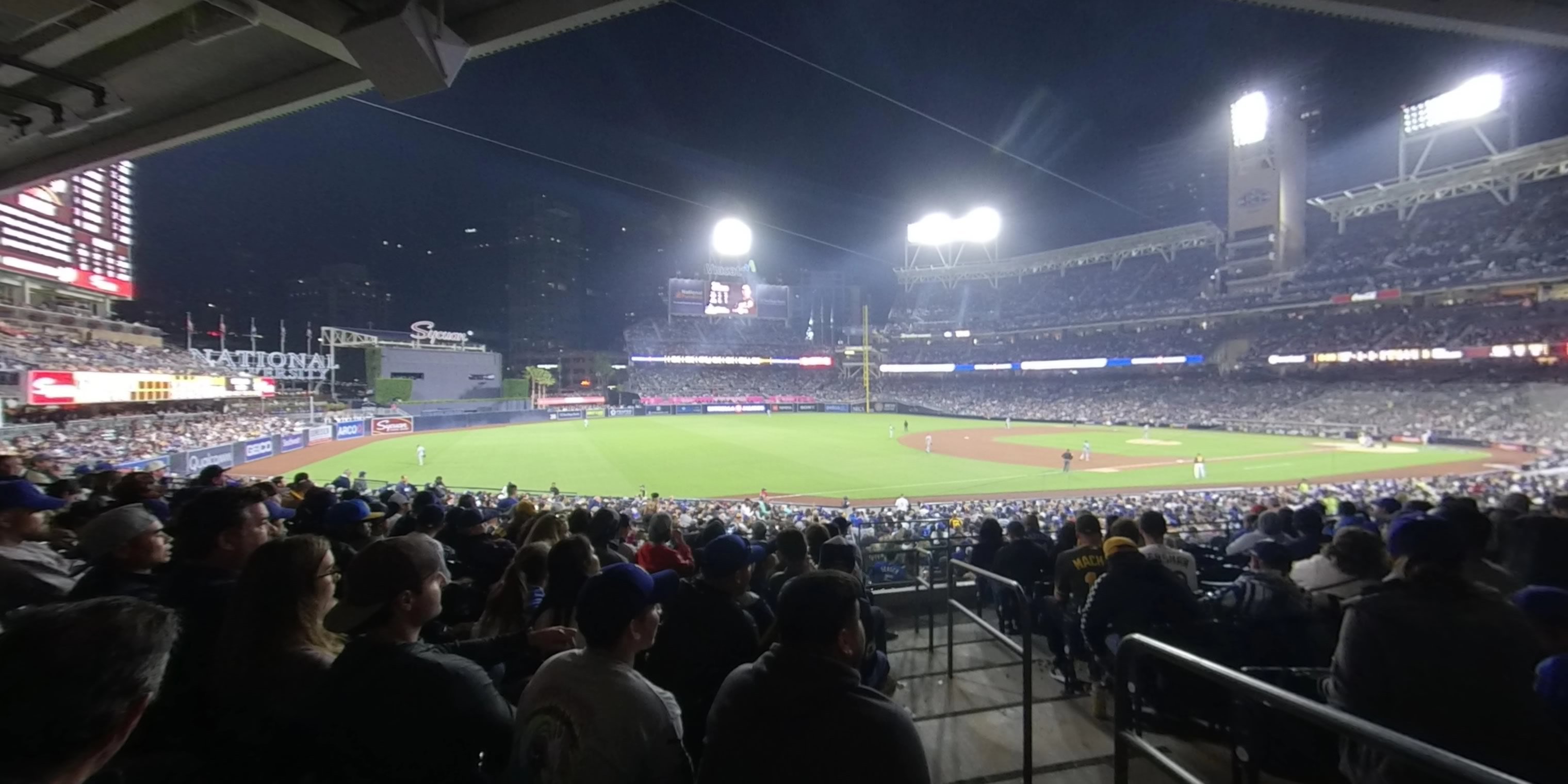 section 118 panoramic seat view  for baseball - petco park