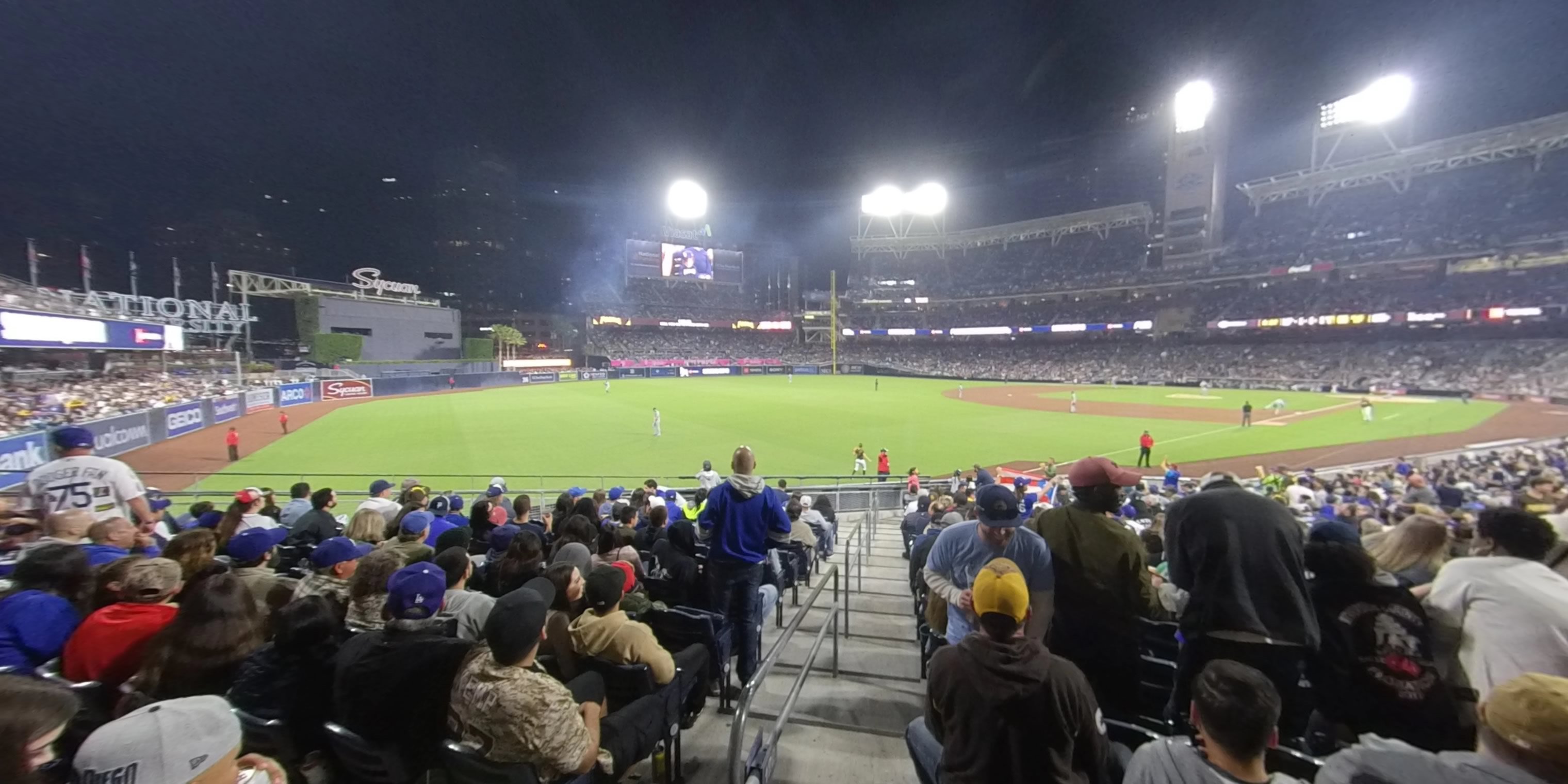 section 122 panoramic seat view  for baseball - petco park