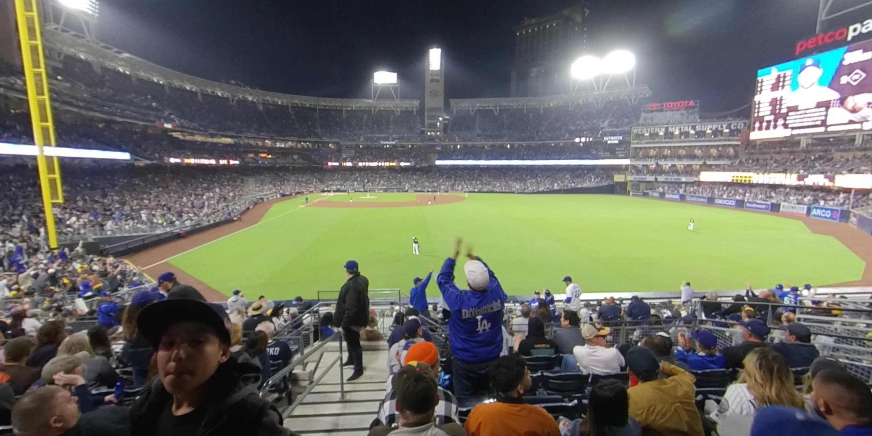 section 131 panoramic seat view  for baseball - petco park