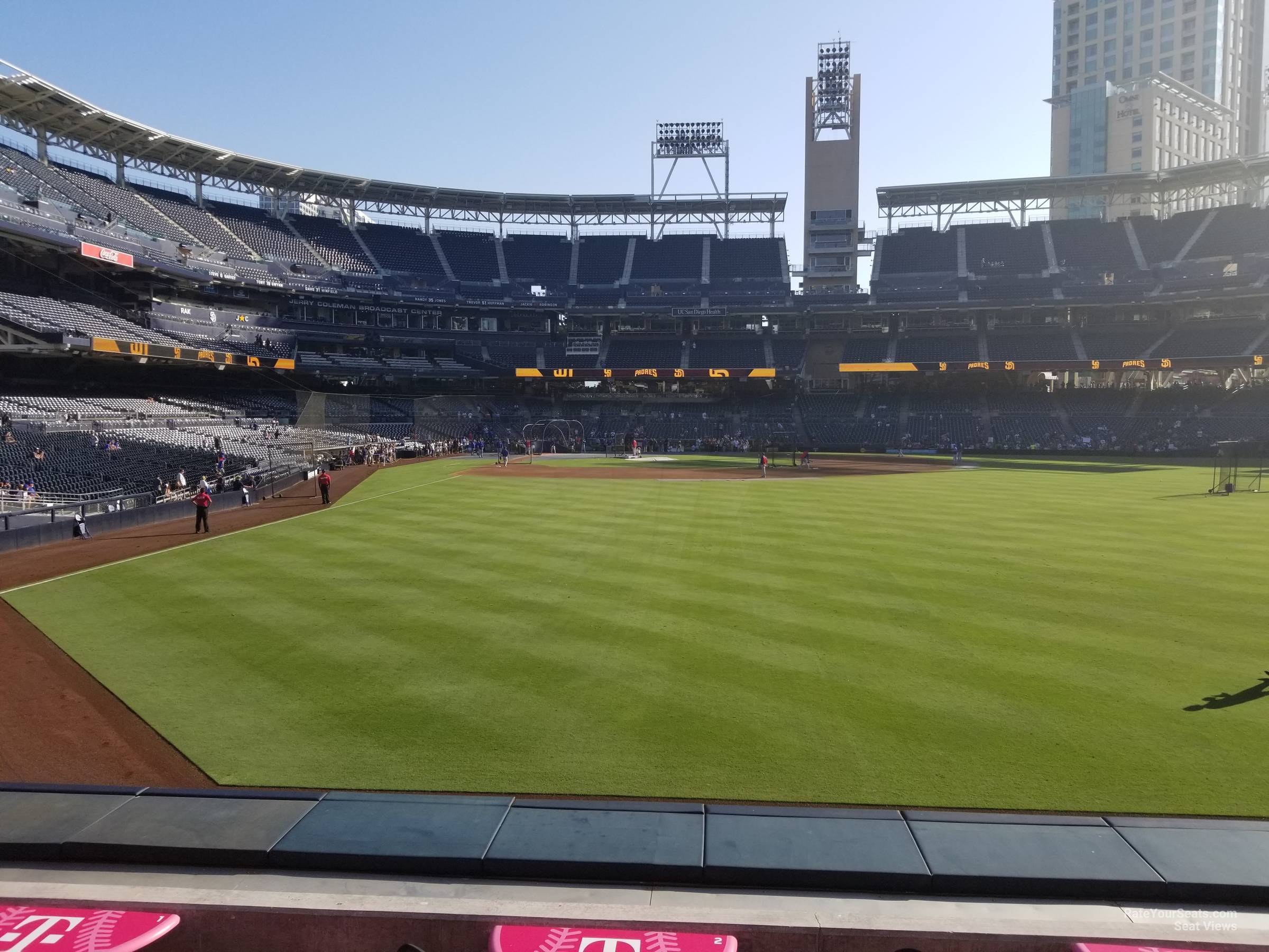 section 131, row 1 seat view  for baseball - petco park