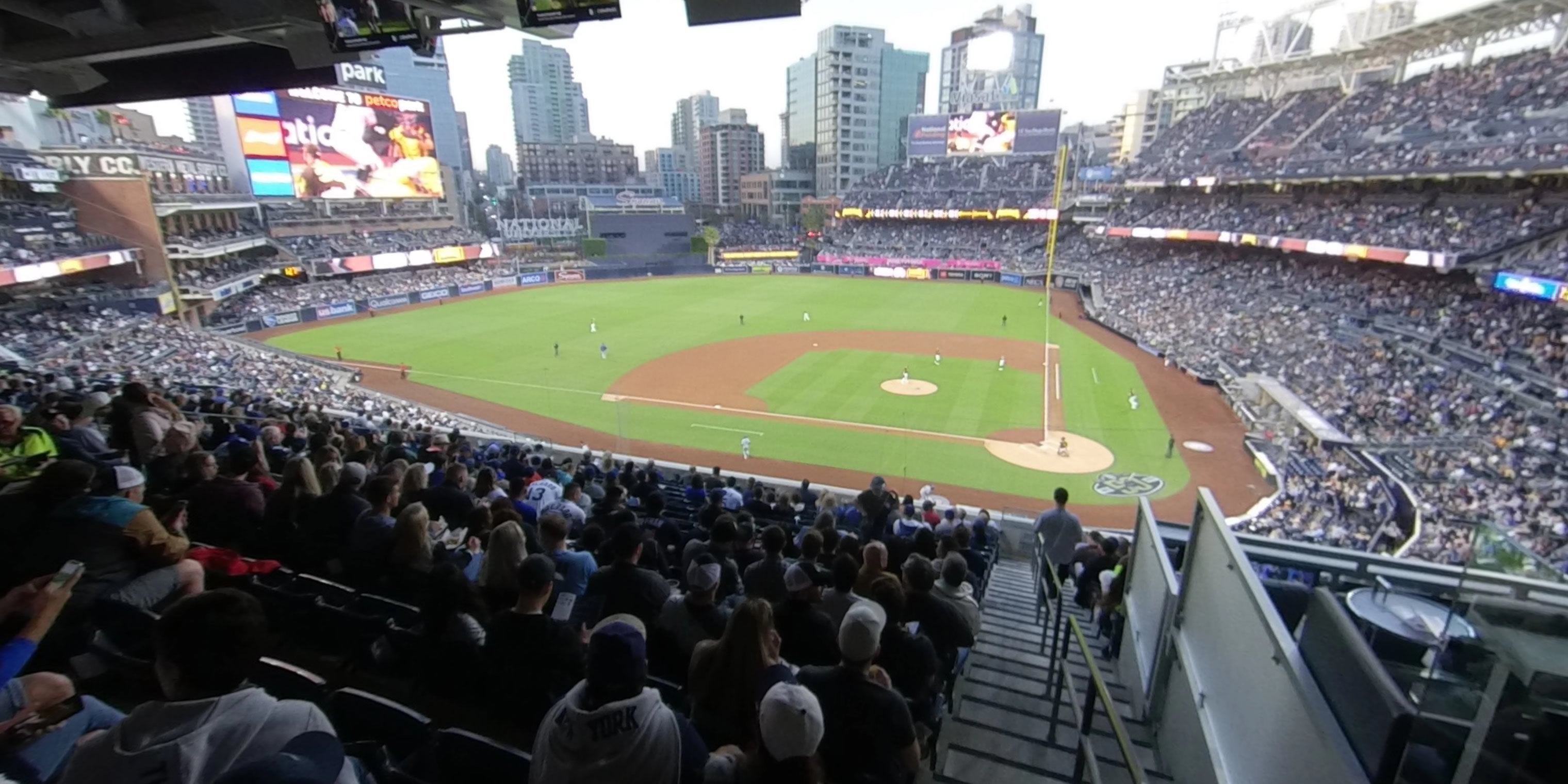 section 204 panoramic seat view  for baseball - petco park