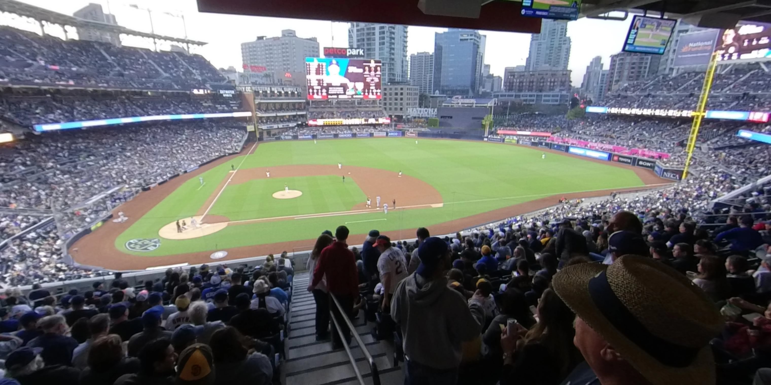 section 205 panoramic seat view  for baseball - petco park