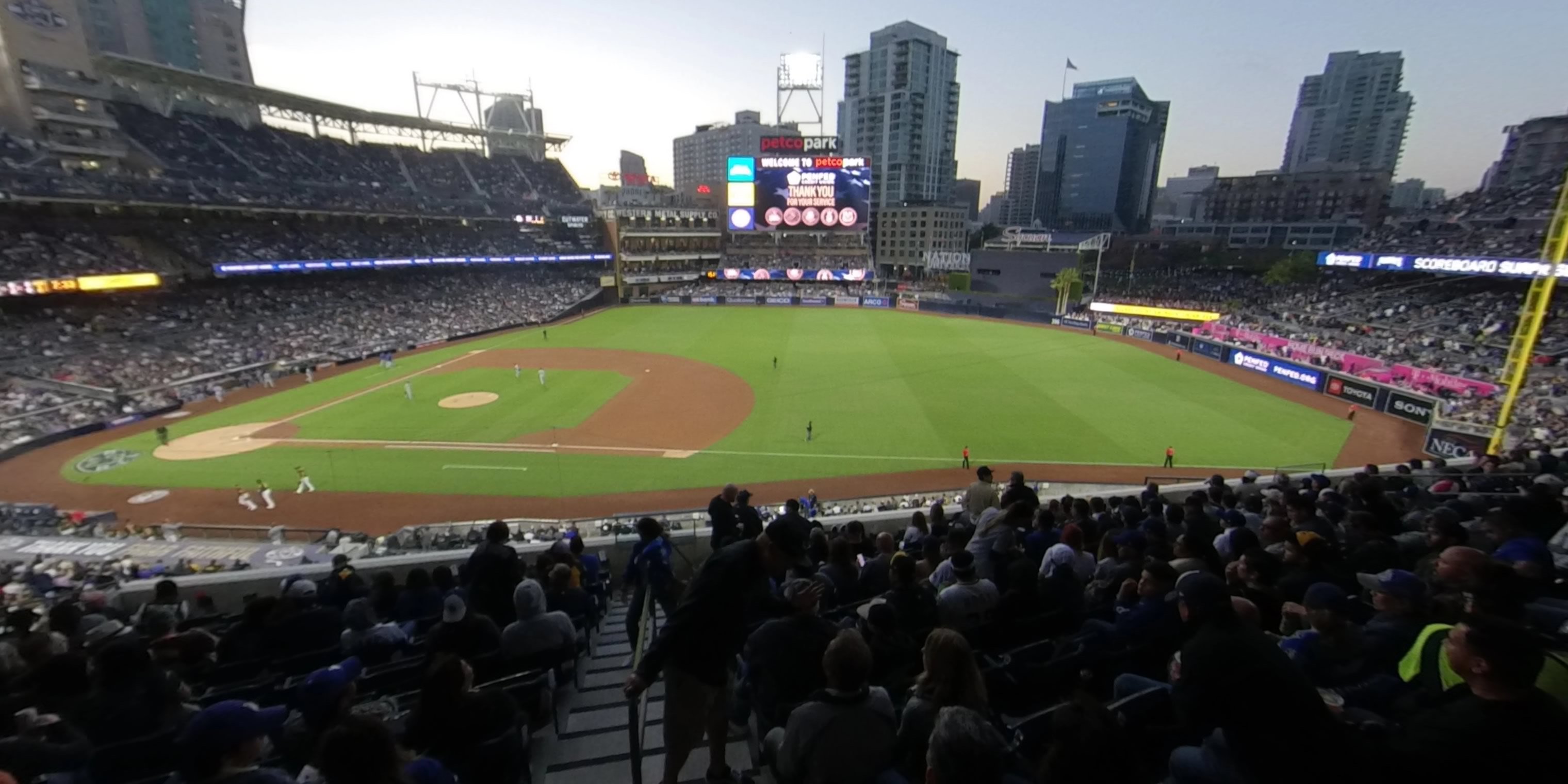 section 211 panoramic seat view  for baseball - petco park