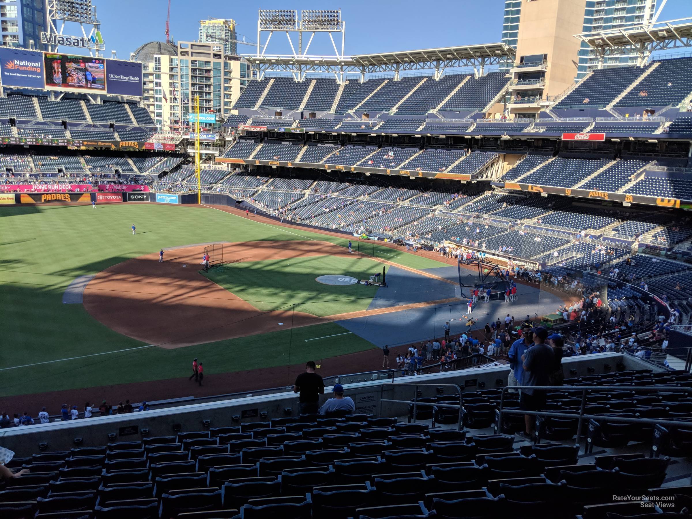 section 214, row 15 seat view  for baseball - petco park