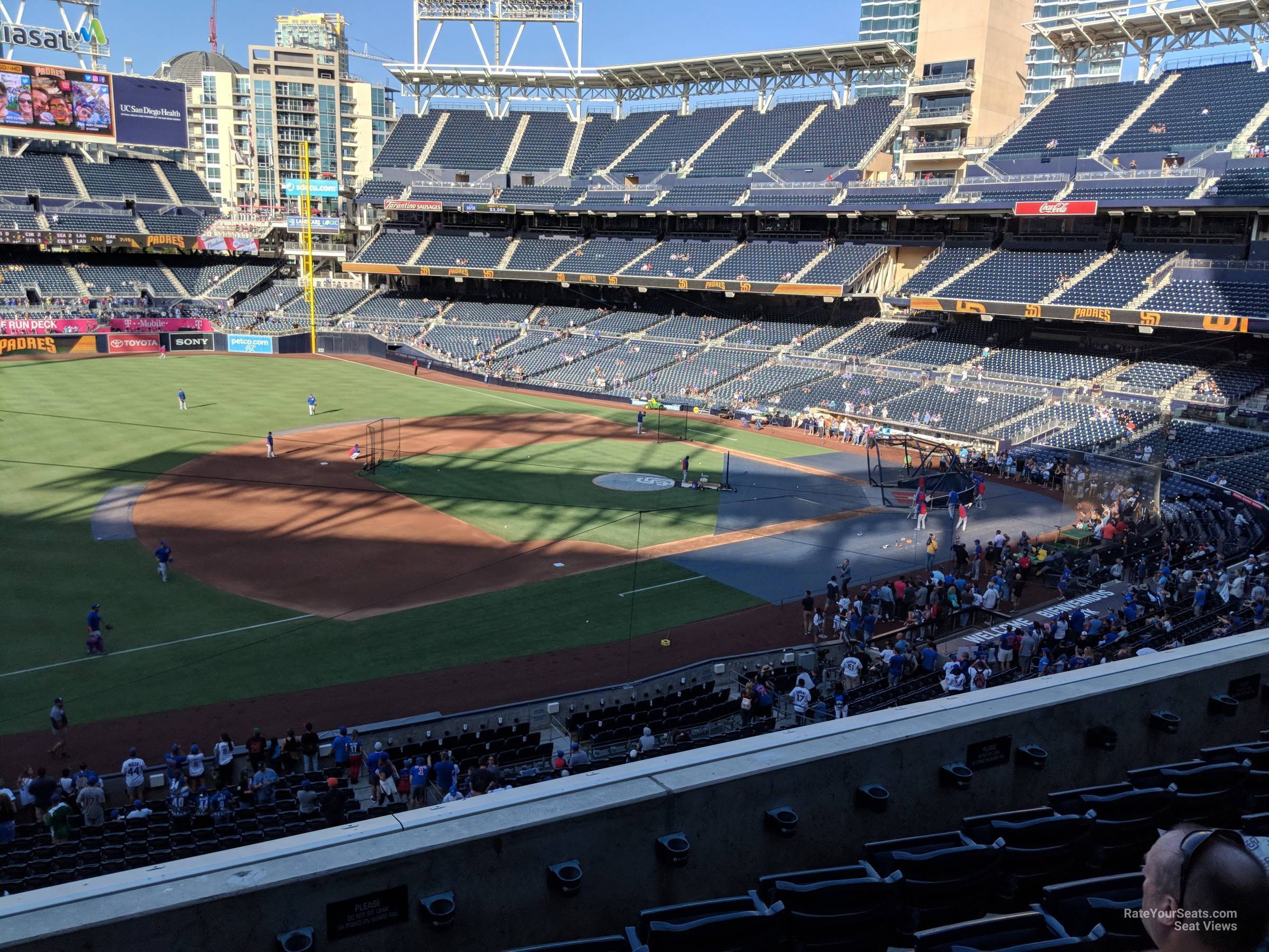 section 214, row 5 seat view  for baseball - petco park