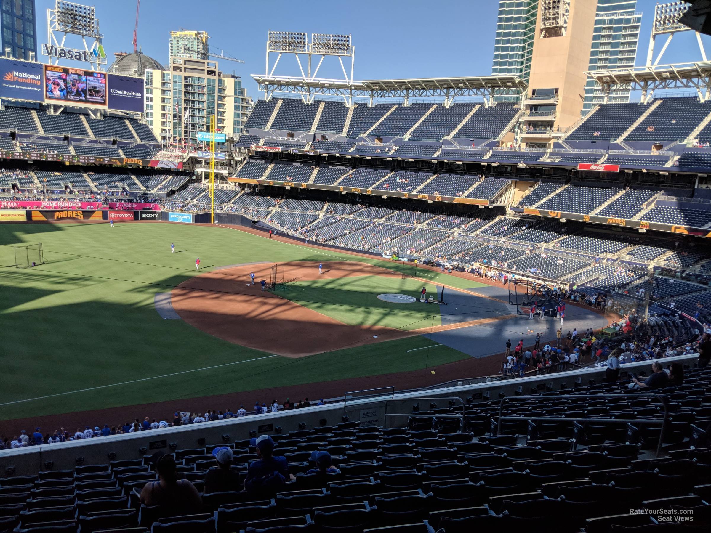section 216, row 13 seat view  for baseball - petco park